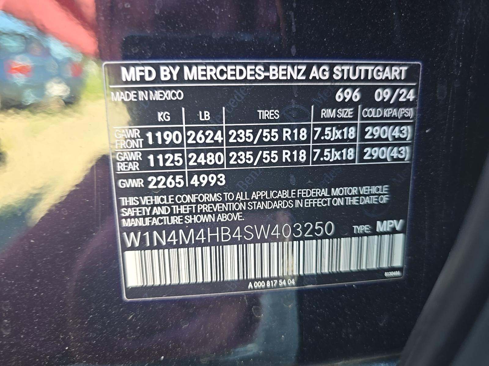 2025 Mercedes-Benz GLB GLB 250 AWD