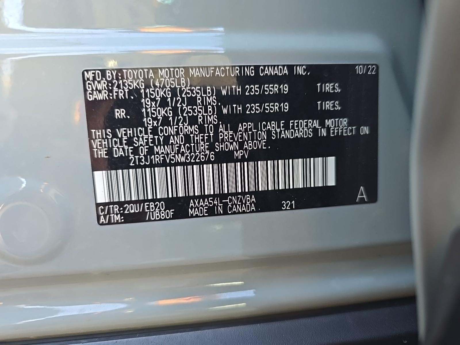 2022 Toyota RAV4 Adventure AWD