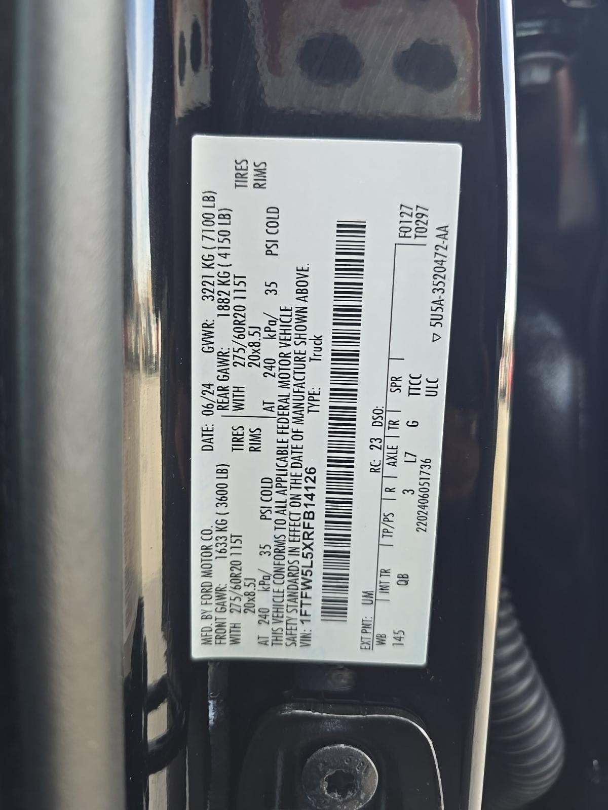 2024 Ford F-150 Lariat AWD