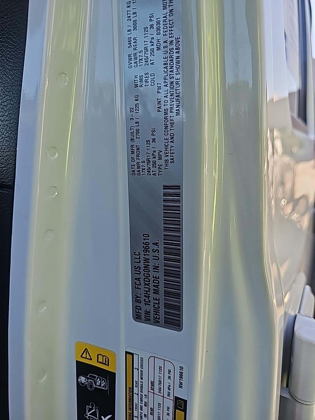 2022 Jeep Wrangler Unlimited Sport S Edition AWD