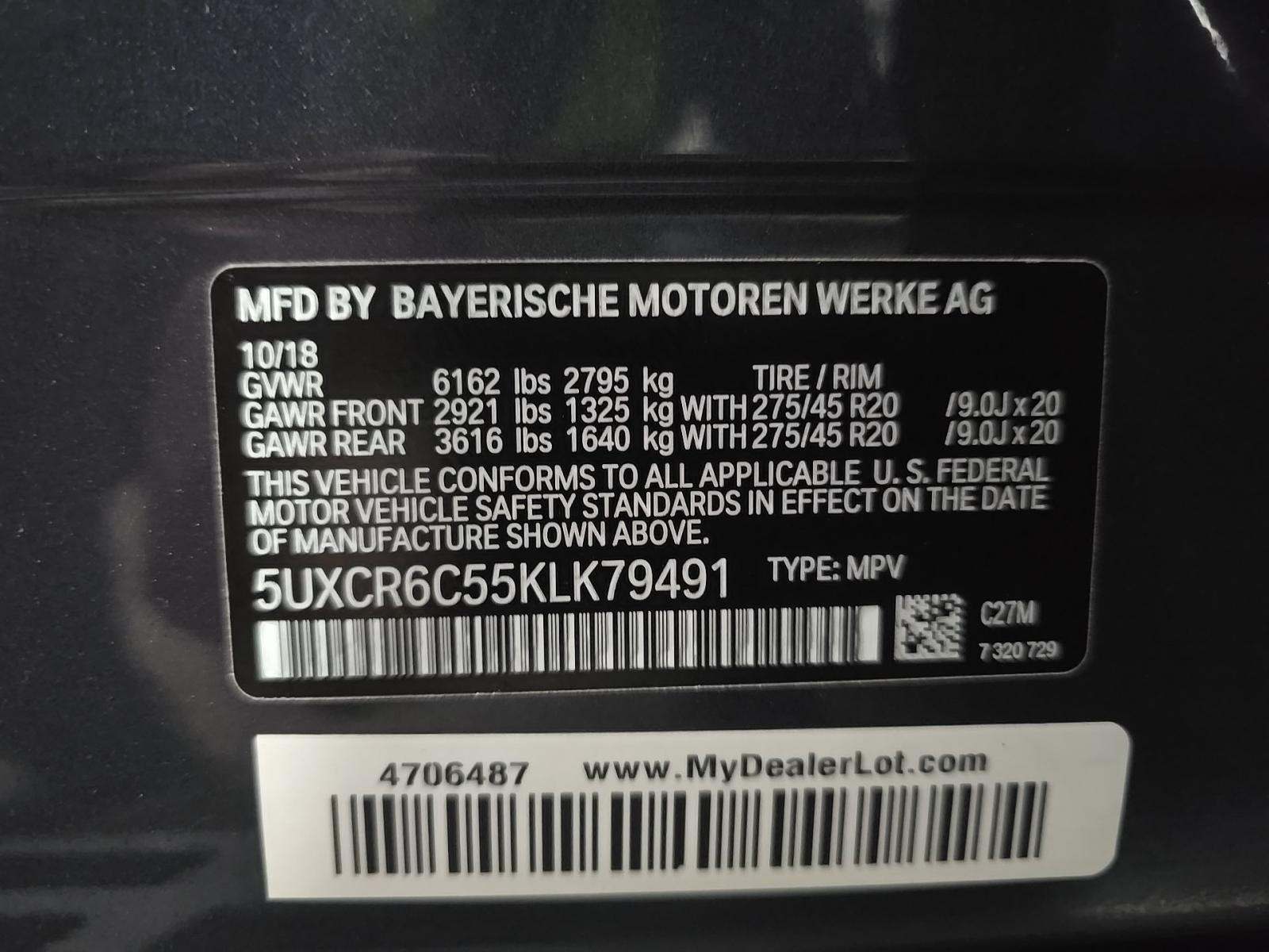 2019 BMW X5 xDrive40i AWD