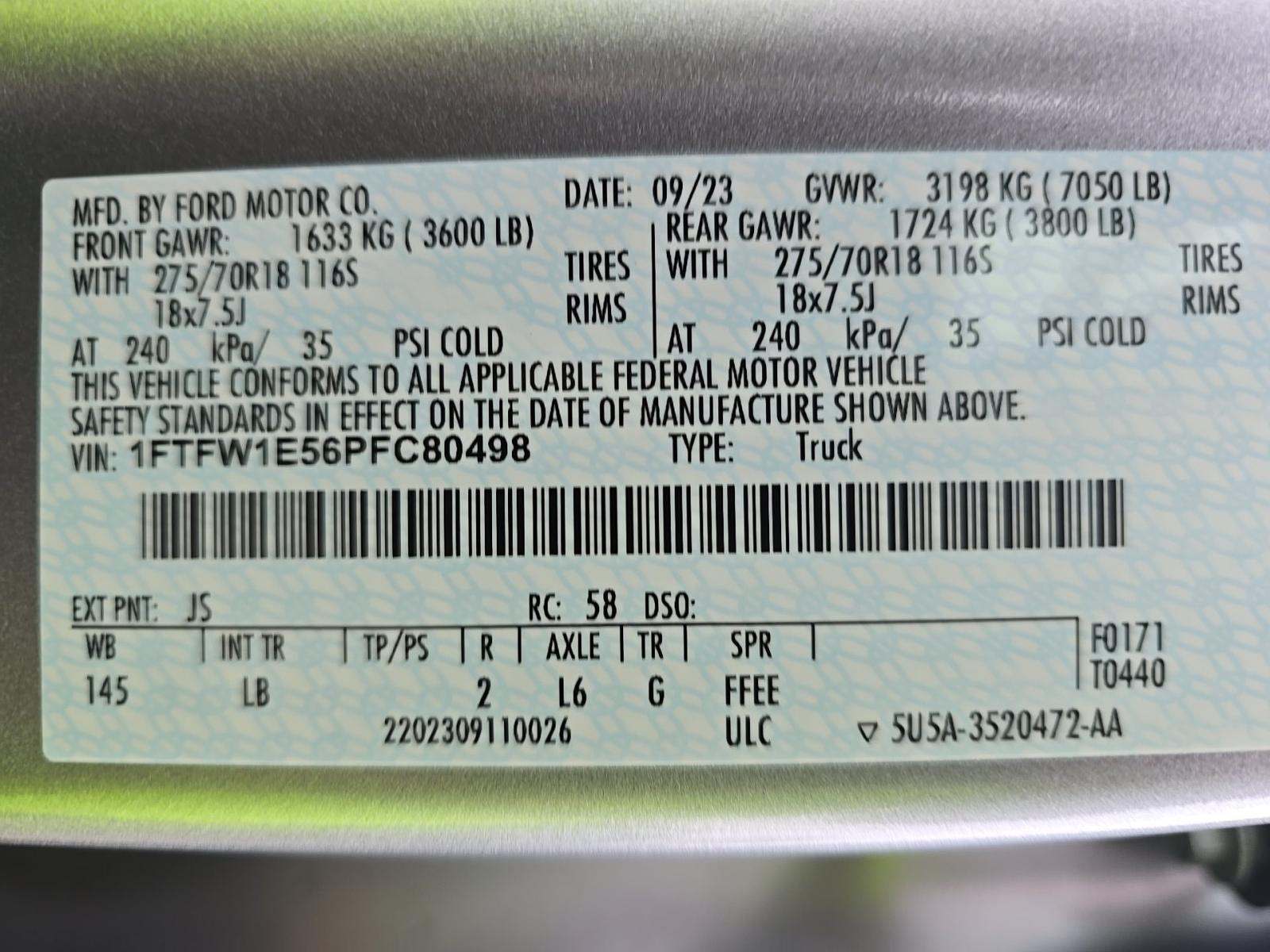 2023 Ford F-150 Tremor AWD