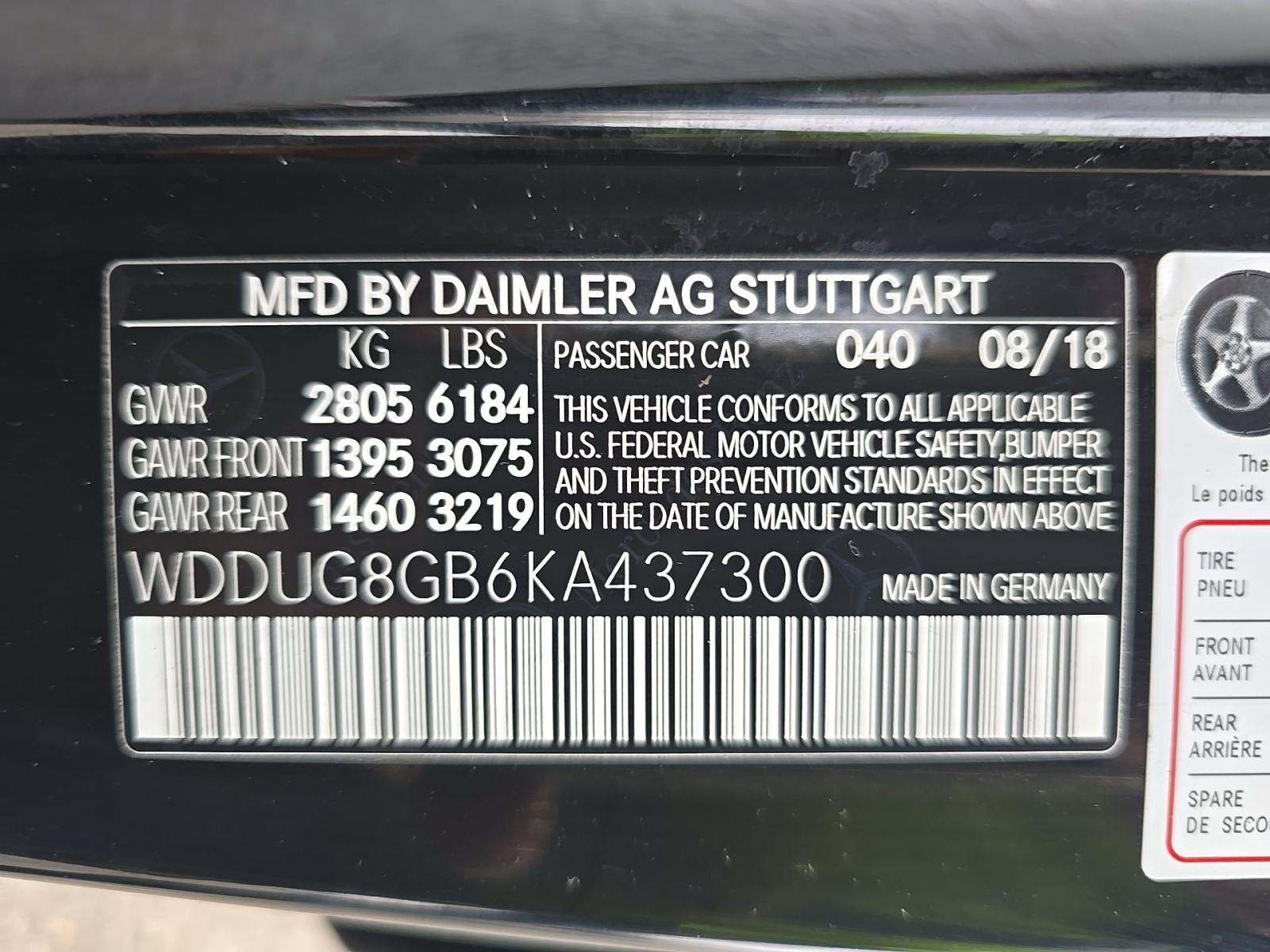 2019 Mercedes-Benz S-Class S 560 AWD