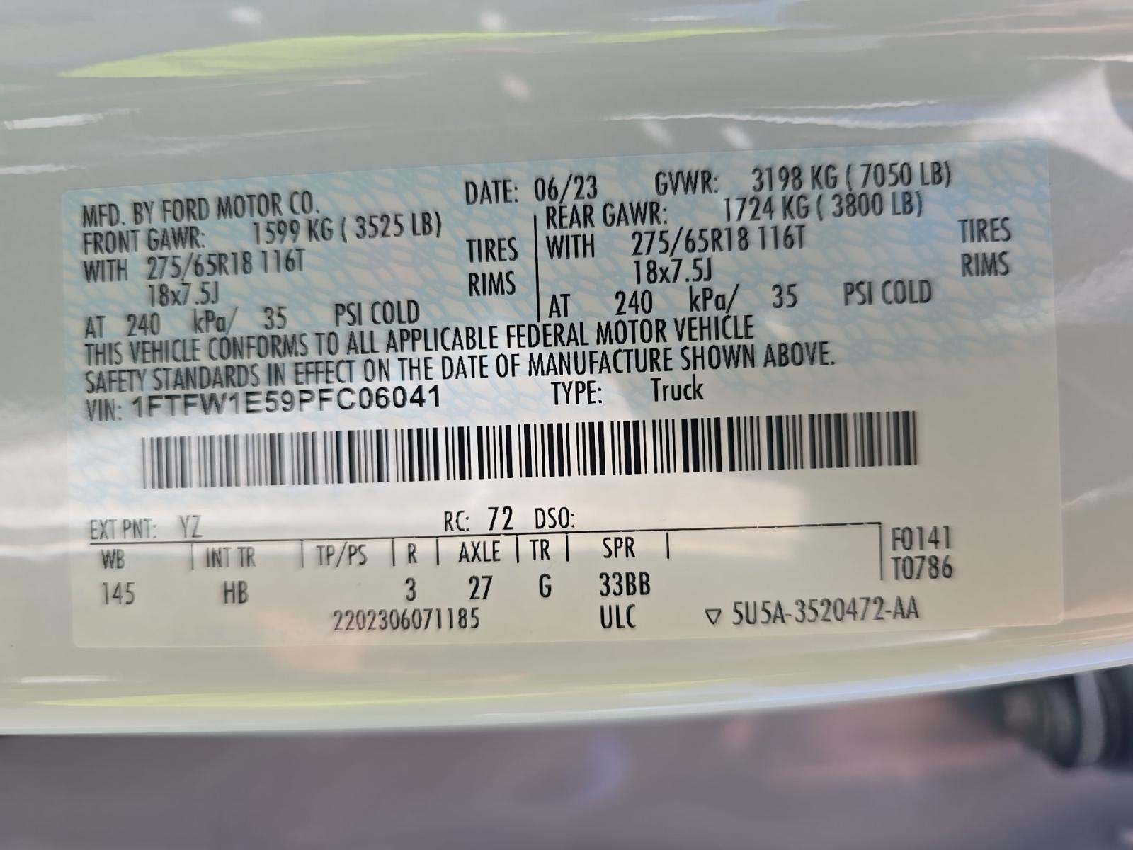 2023 Ford F-150 Lariat AWD