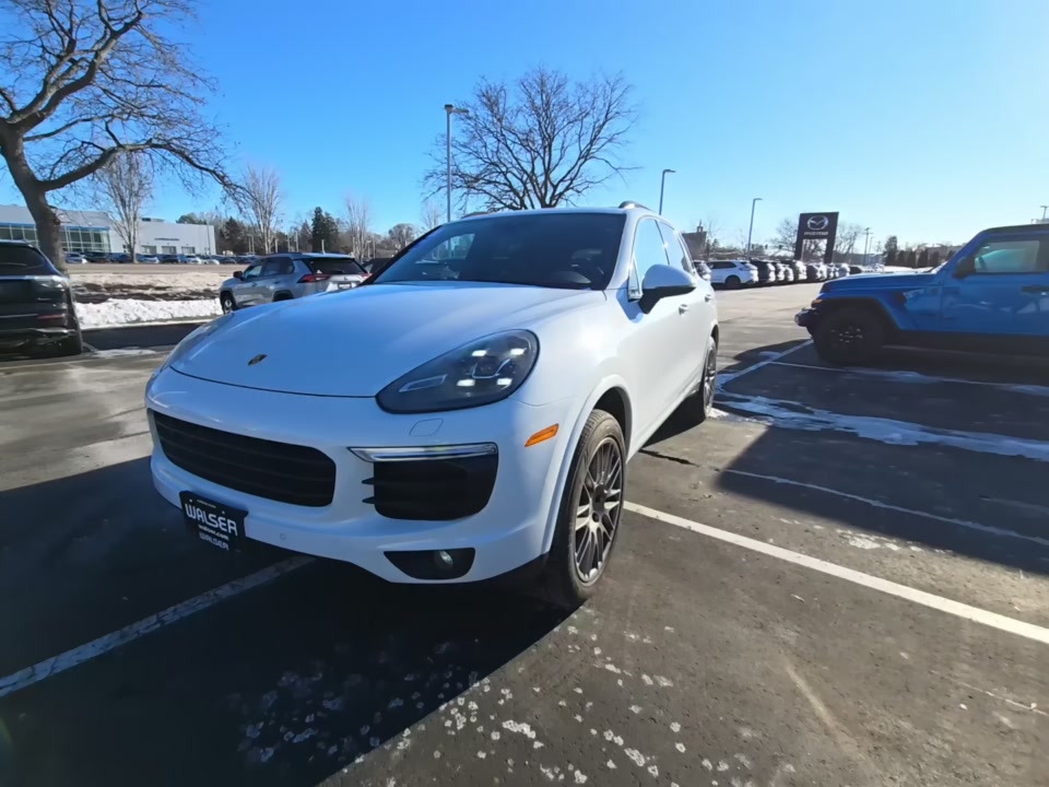 2017 Porsche Cayenne Platinum Edition