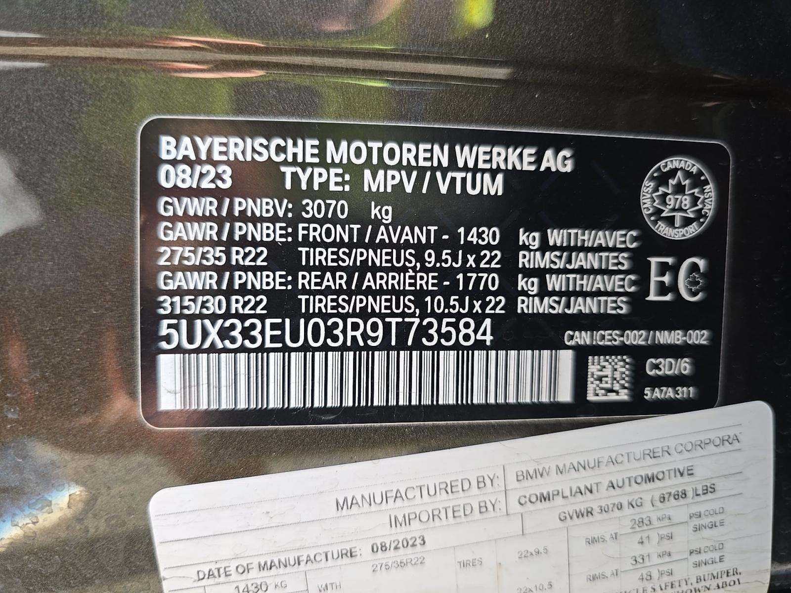 2024 BMW X5 M60i AWD