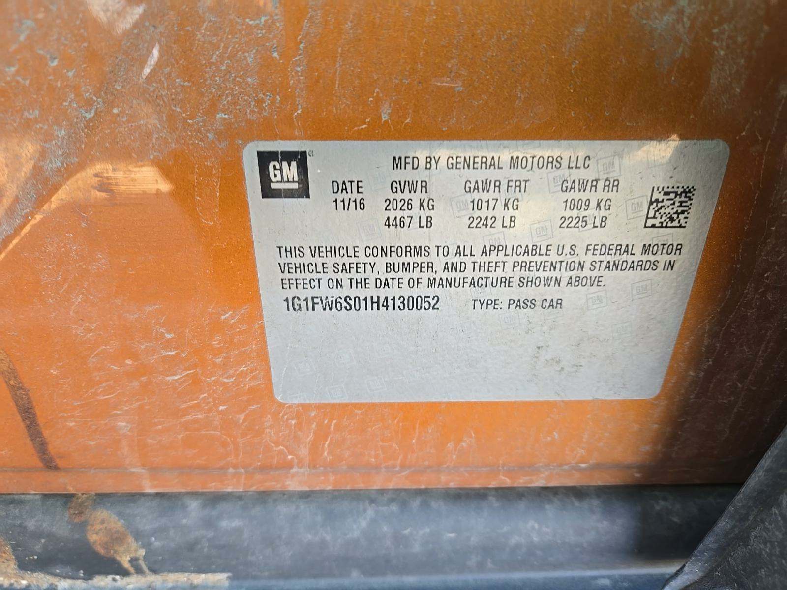 2017 Chevrolet Bolt EV LT FWD