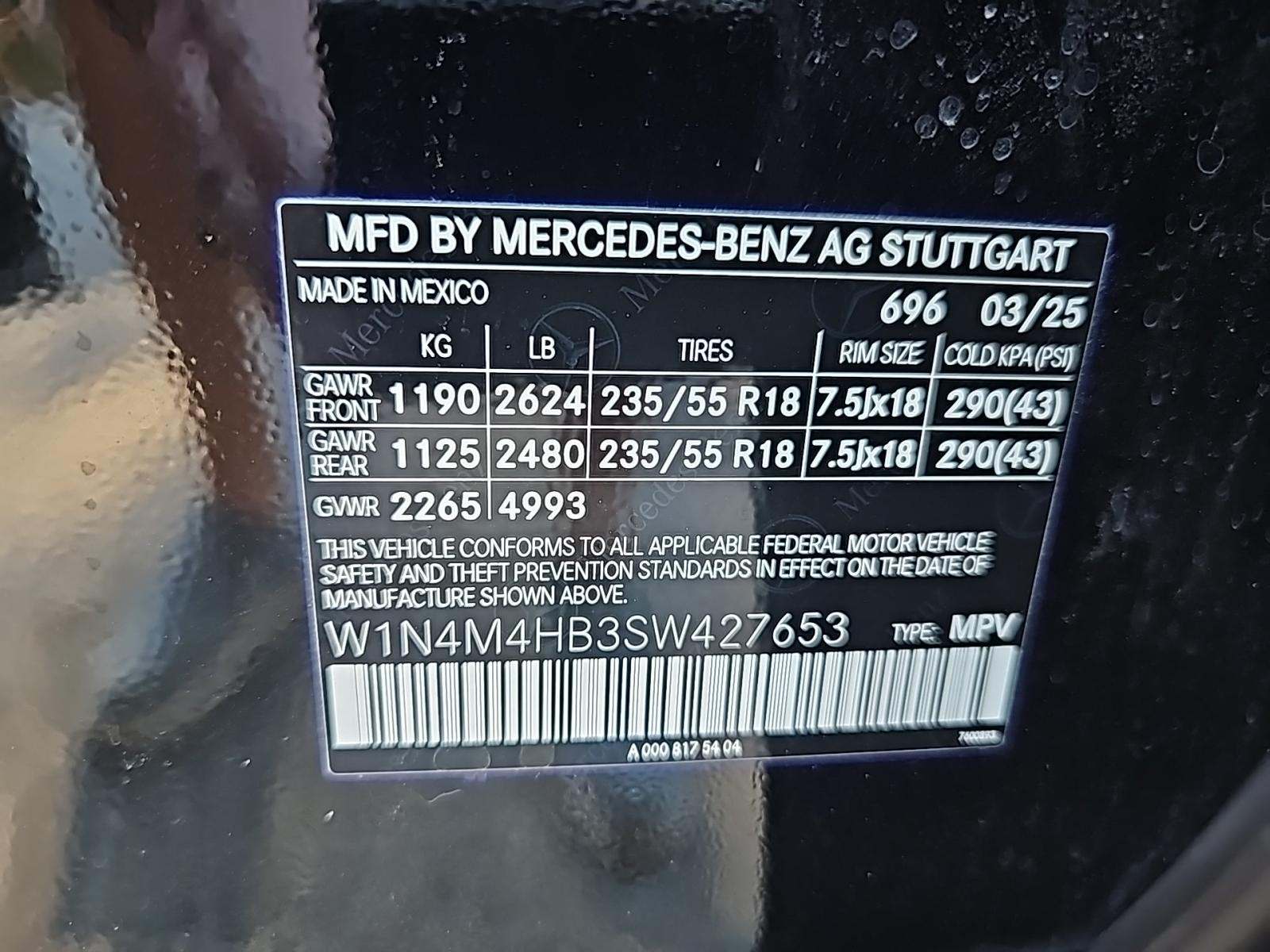 2025 Mercedes-Benz GLB GLB 250 AWD