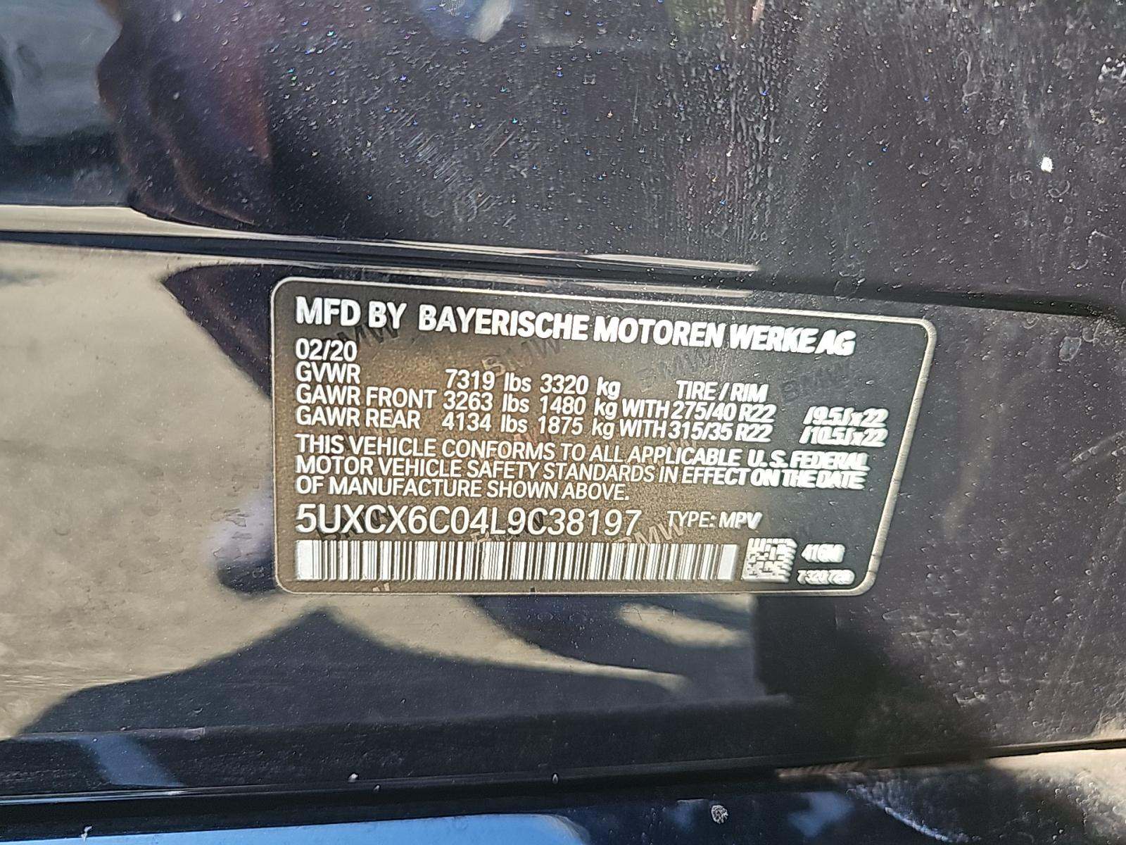 2020 BMW X7 M50i AWD