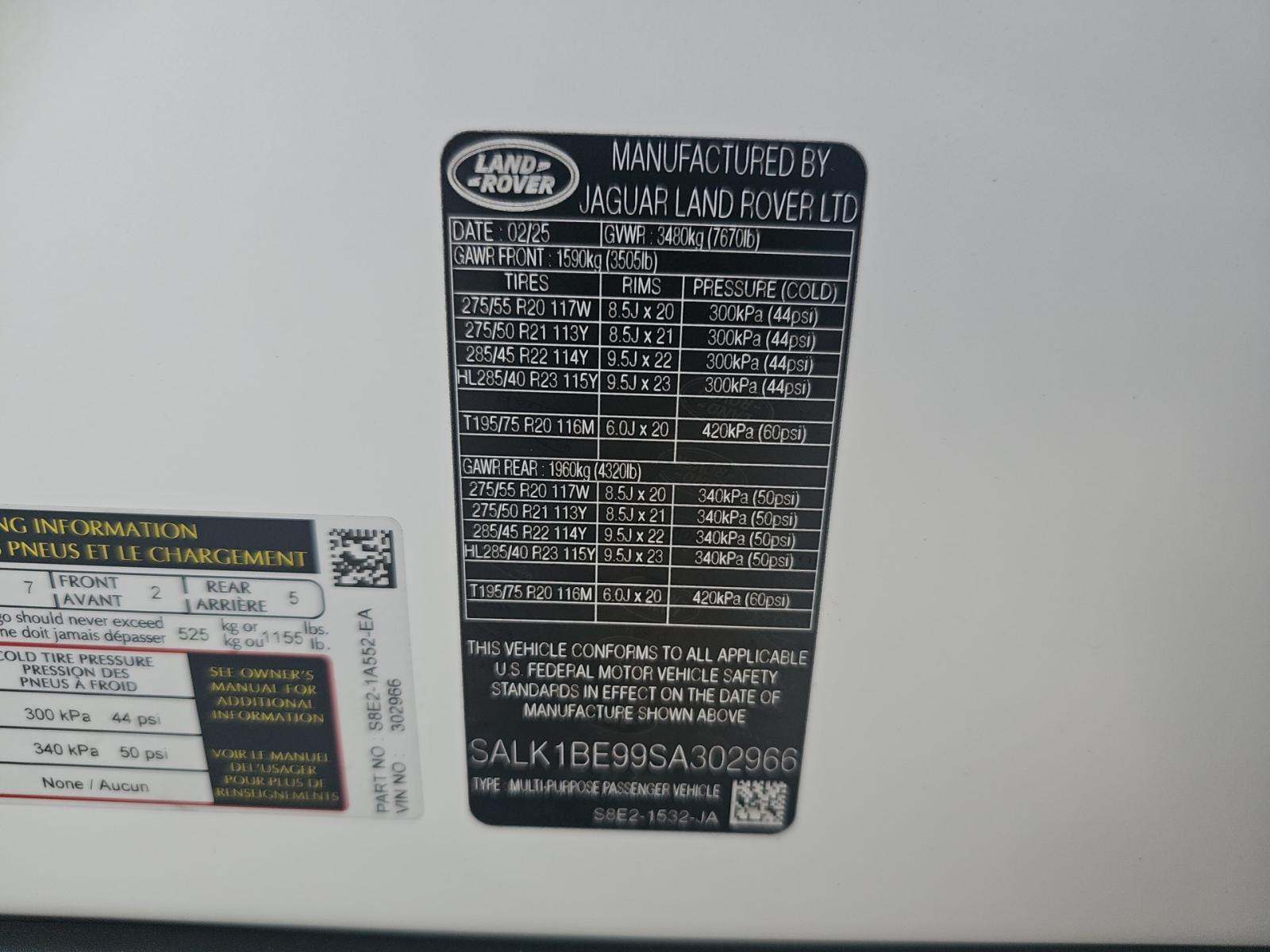 2025 Land Rover Range Rover Autobiography LWB AWD