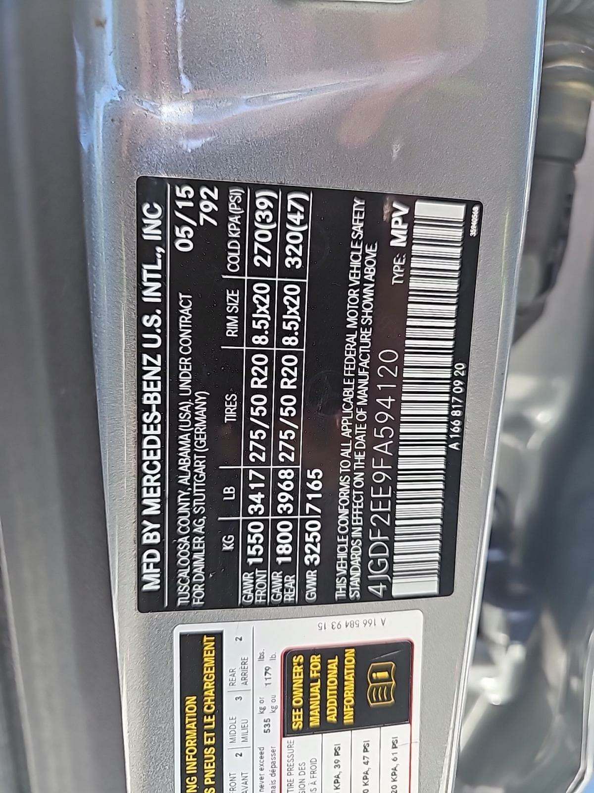 2015 Mercedes-Benz GL-Class GL 350 BlueTEC AWD