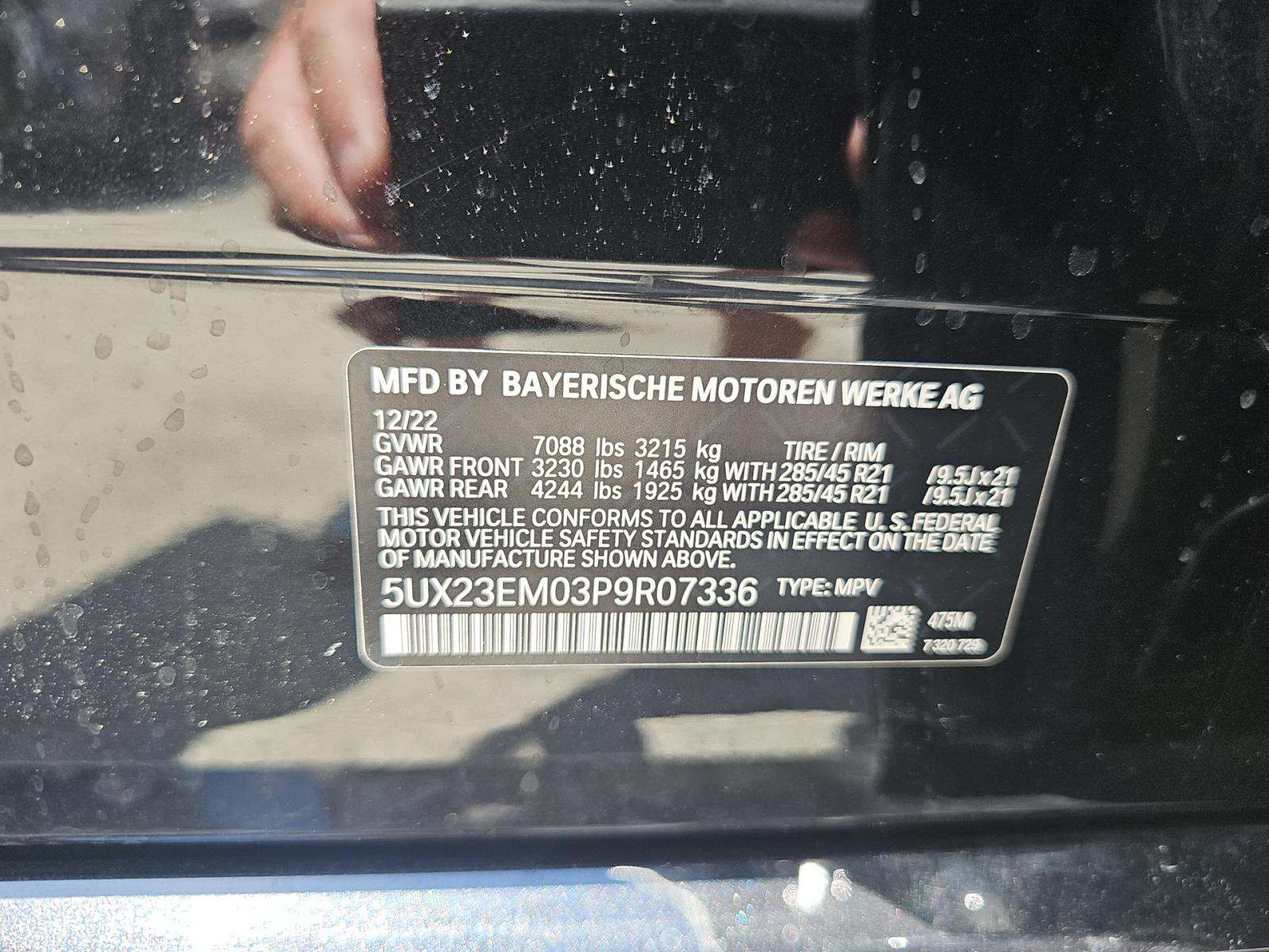 2023 BMW X7 xDrive40i AWD