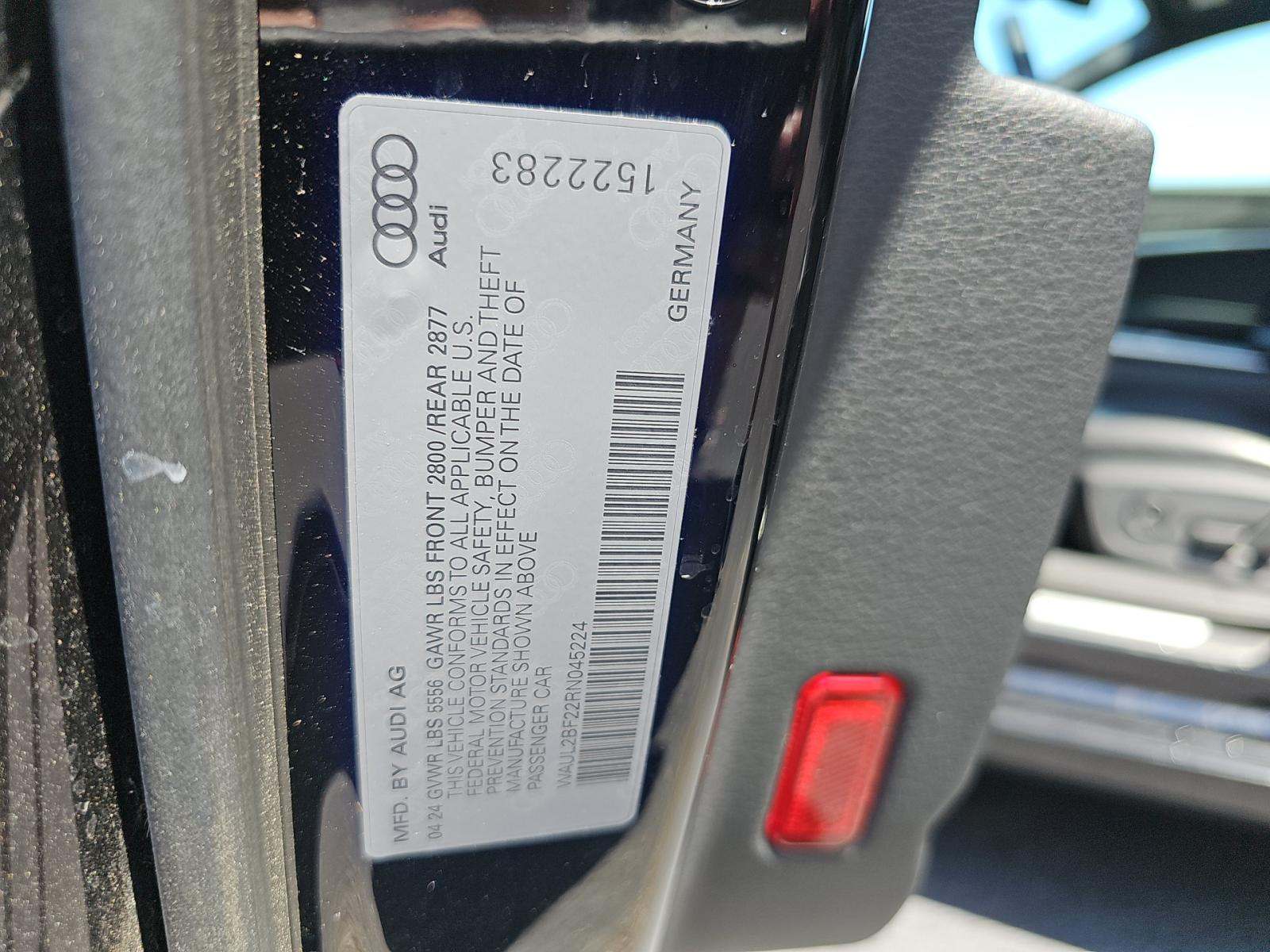 2024 Audi A6 Premium Plus AWD