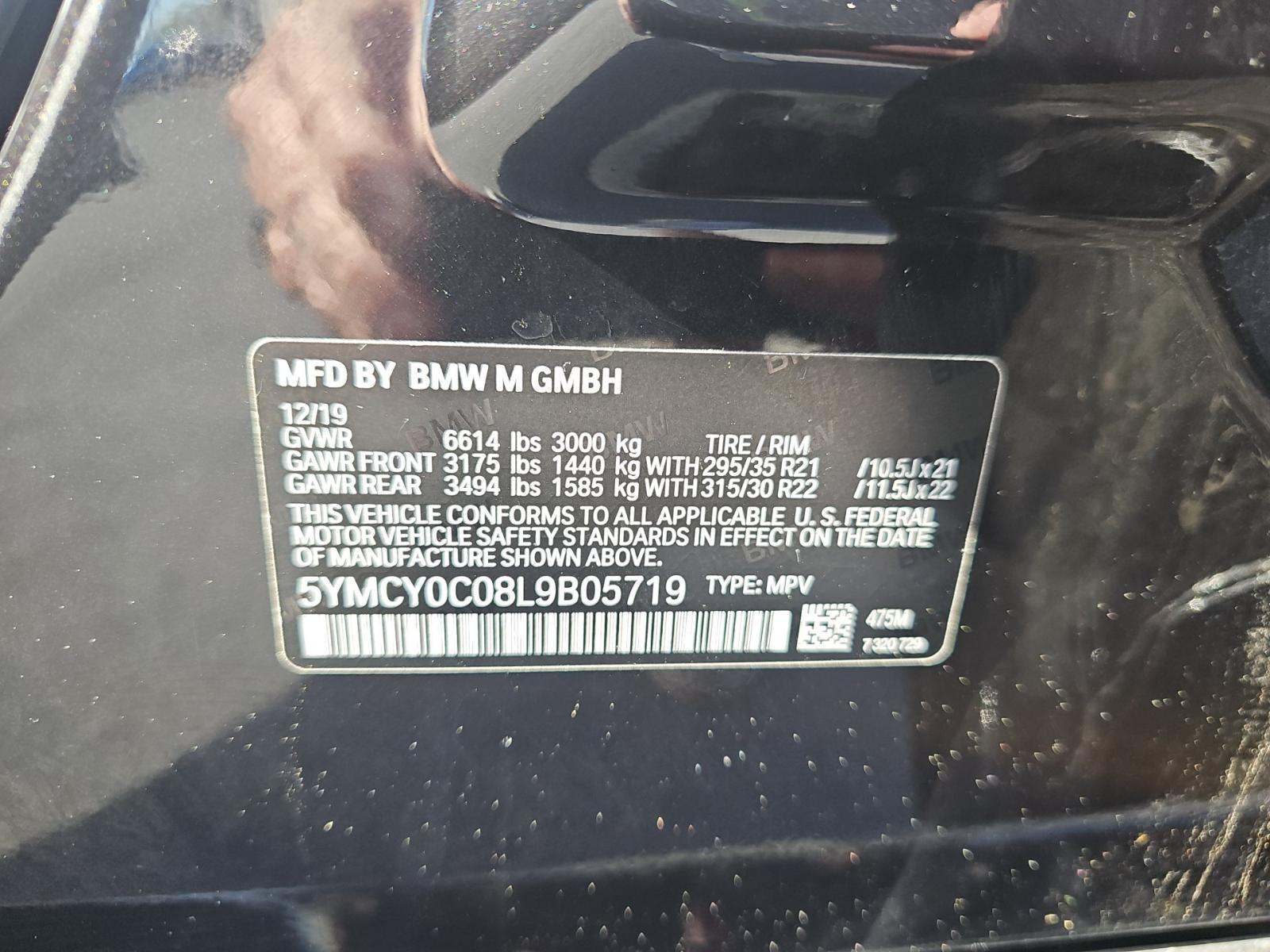 2020 BMW X6 M Competition AWD