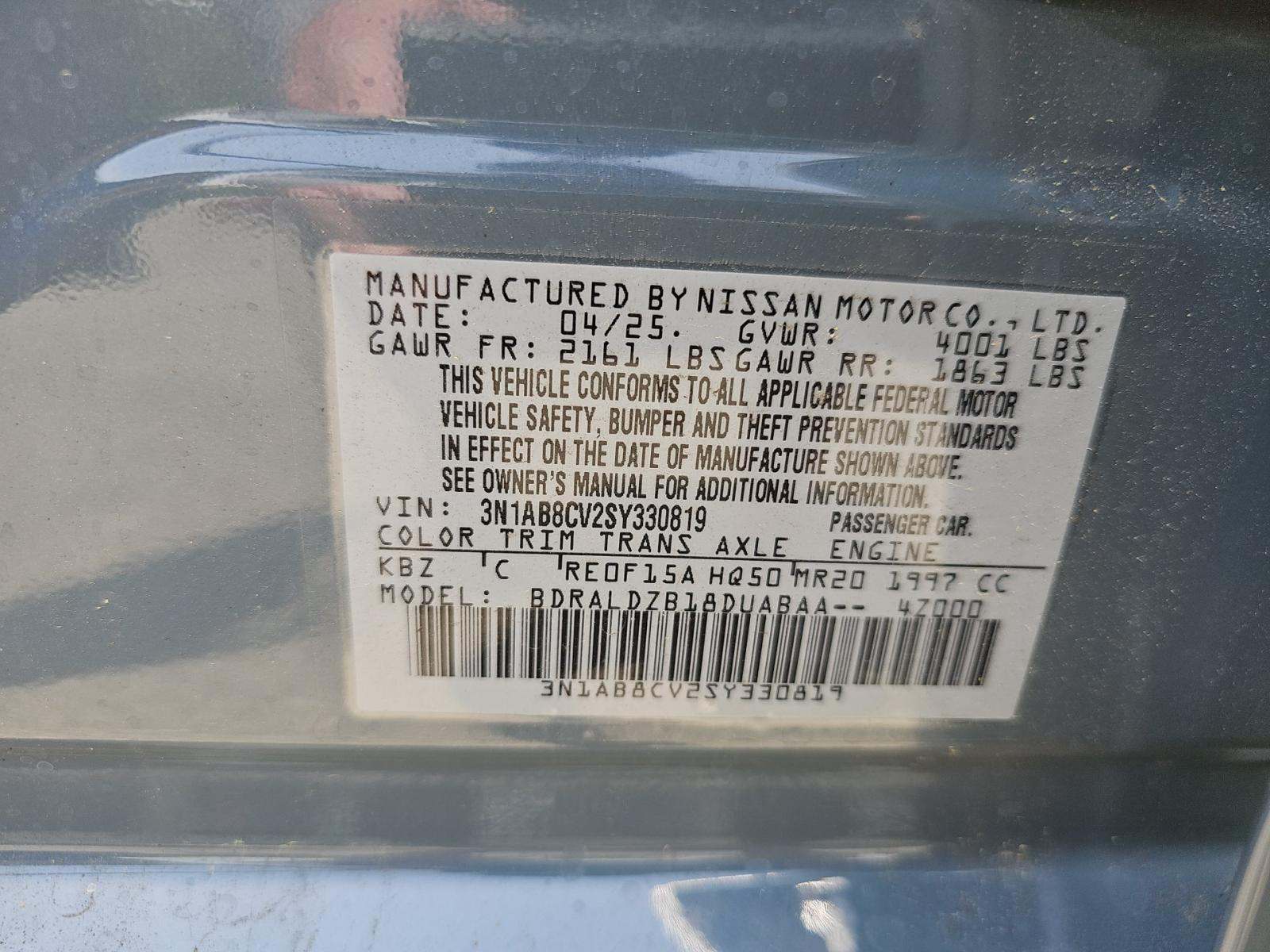 NISSAN SENTRA - 5