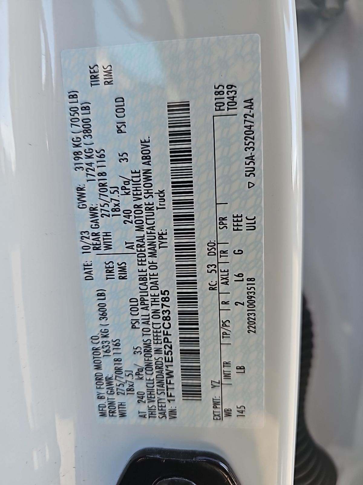 2023 Ford F-150 Tremor AWD