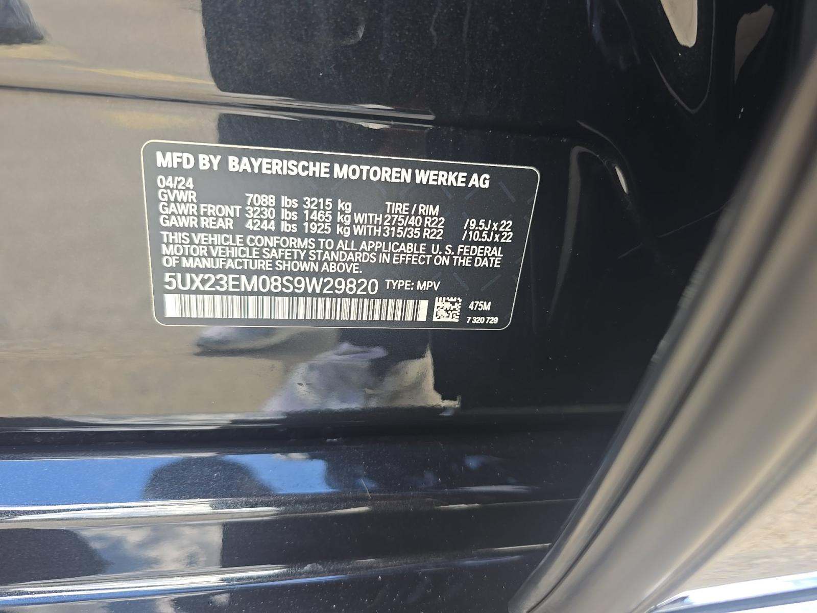 2025 BMW X7 xDrive40i AWD