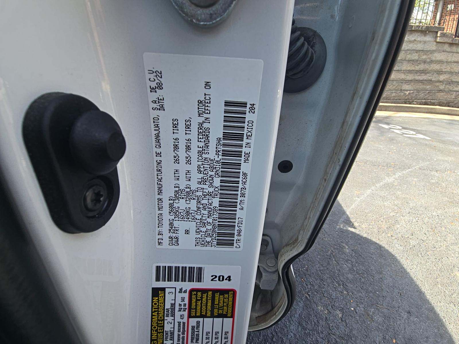 2022 Toyota Tacoma TRD Off-Road AWD