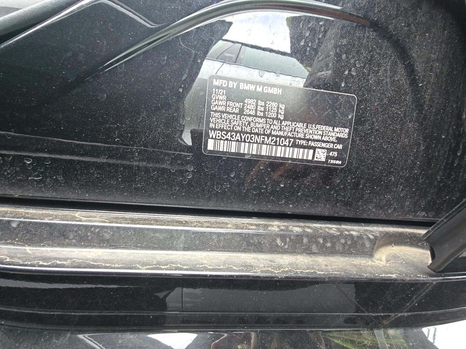 2022 BMW M3 Competition xDrive AWD