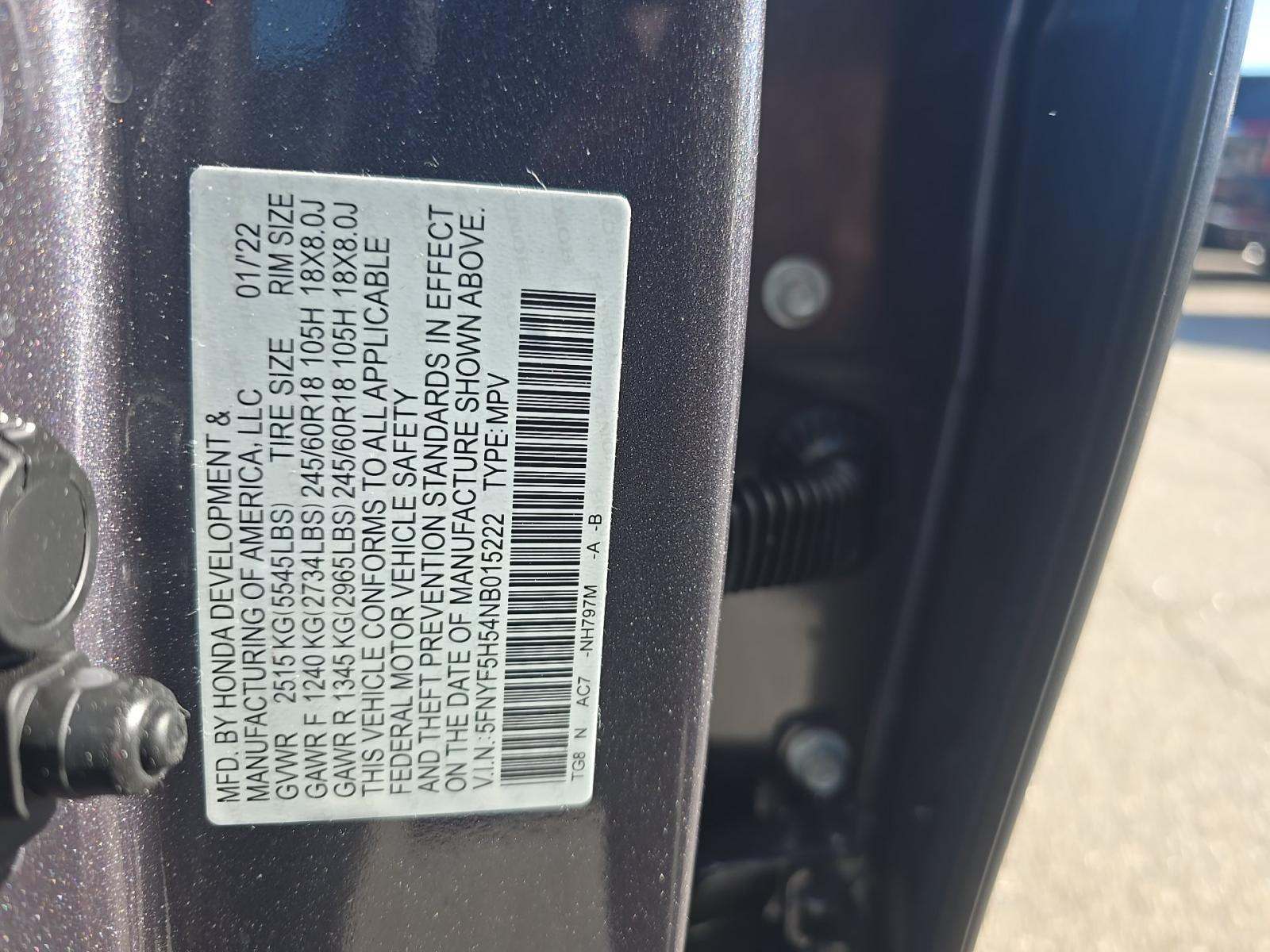 2022 Honda Pilot EX-L FWD