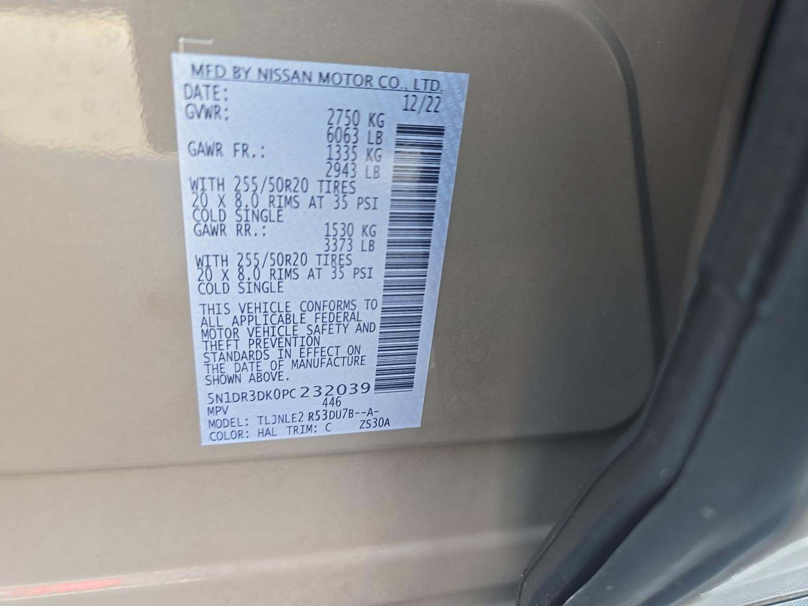 2023 Nissan Pathfinder Platinum AWD