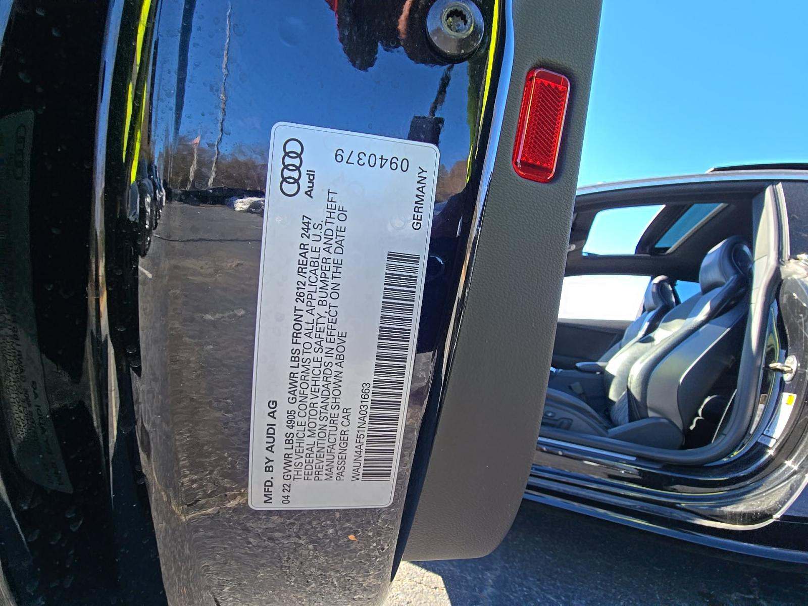 2022 Audi S5 Premium AWD