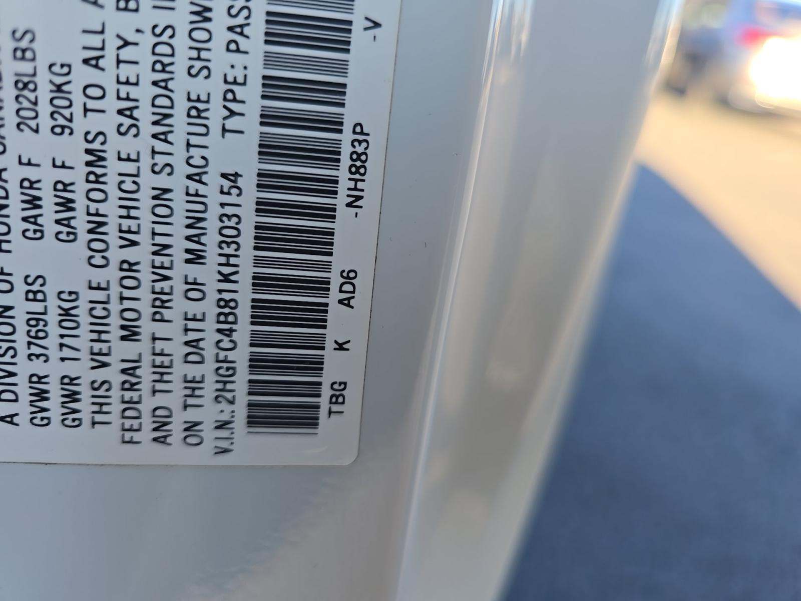 2019 Honda Civic Sport FWD