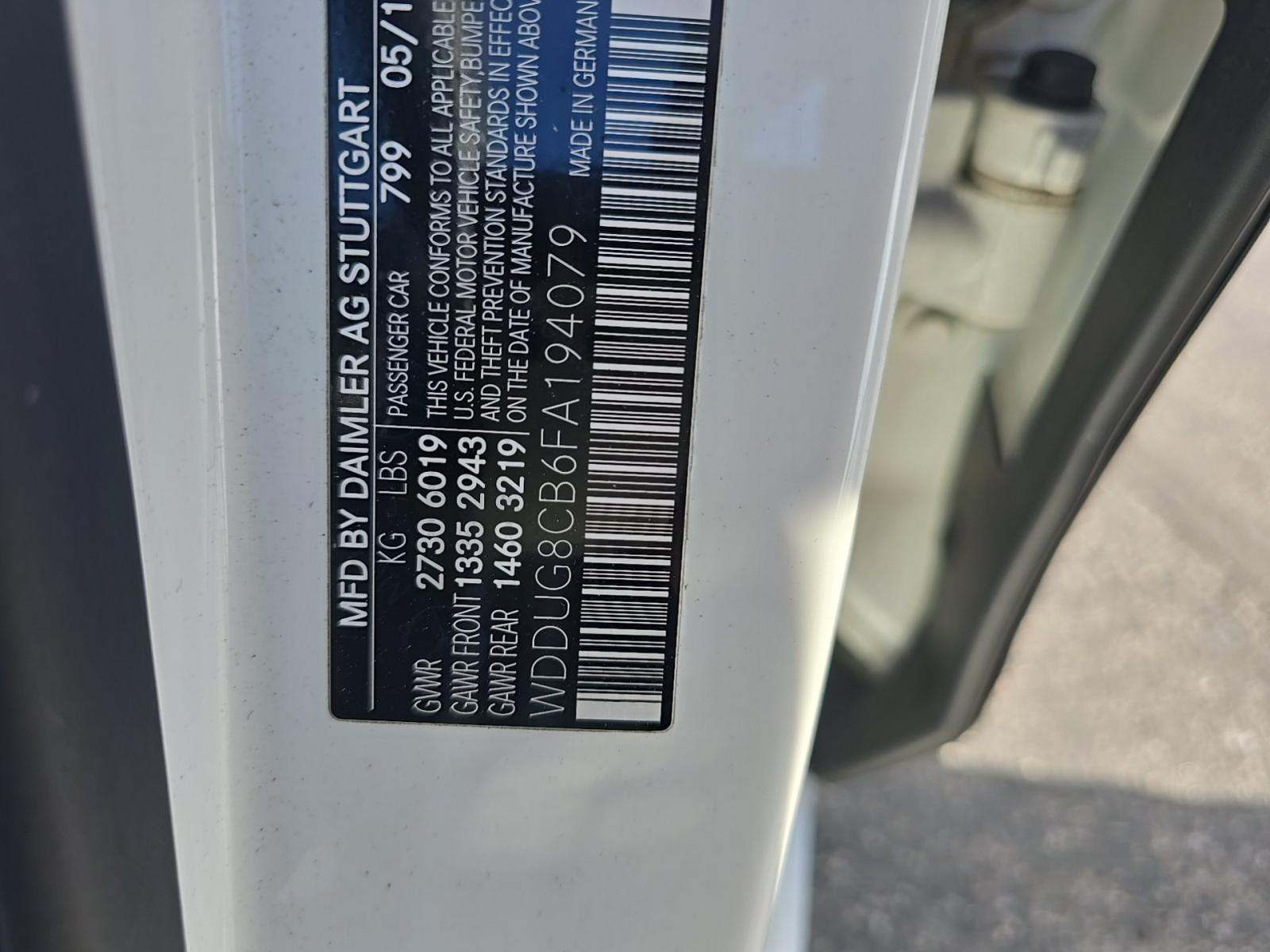 2015 Mercedes-Benz S-Class S 550 RWD