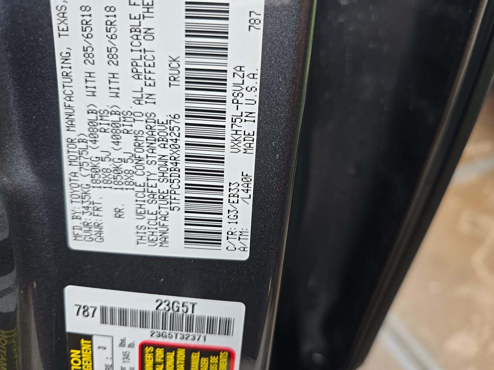 2024 Toyota Tundra Hybrid TRD Pro AWD