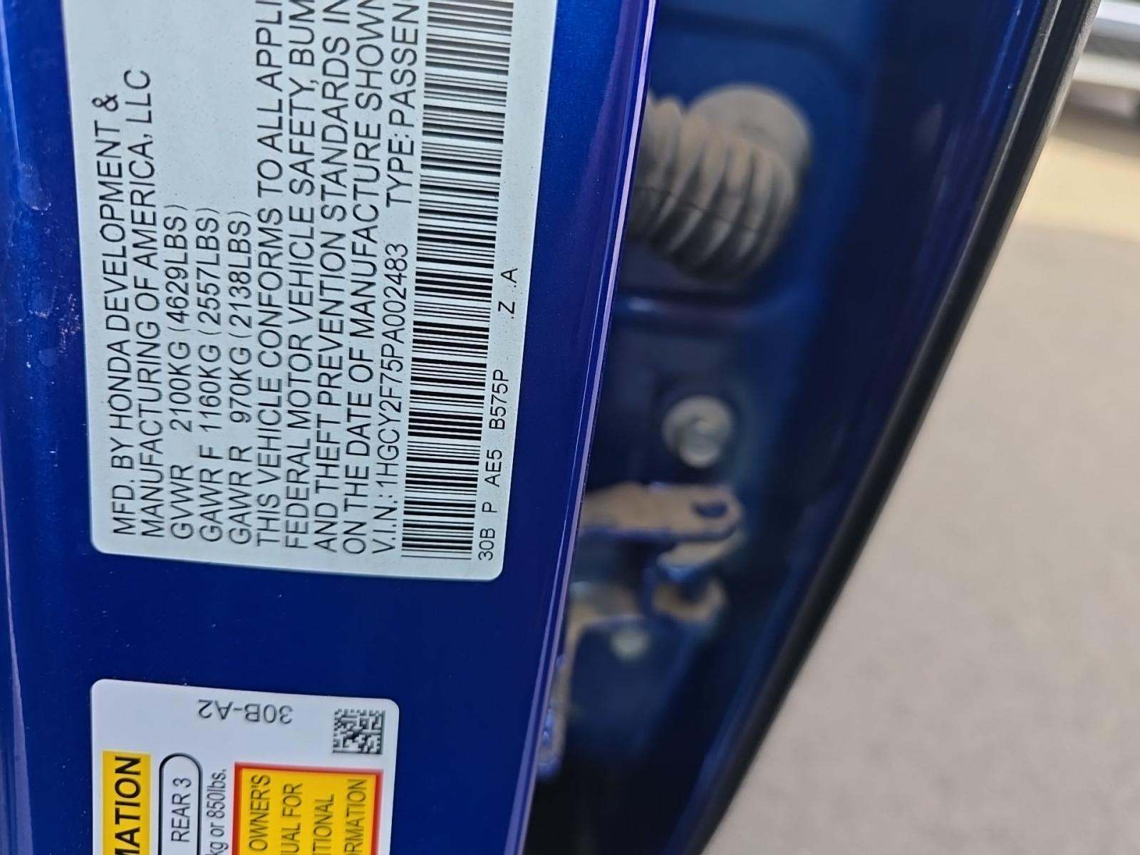 2023 Honda Accord Hybrid Sport-L FWD