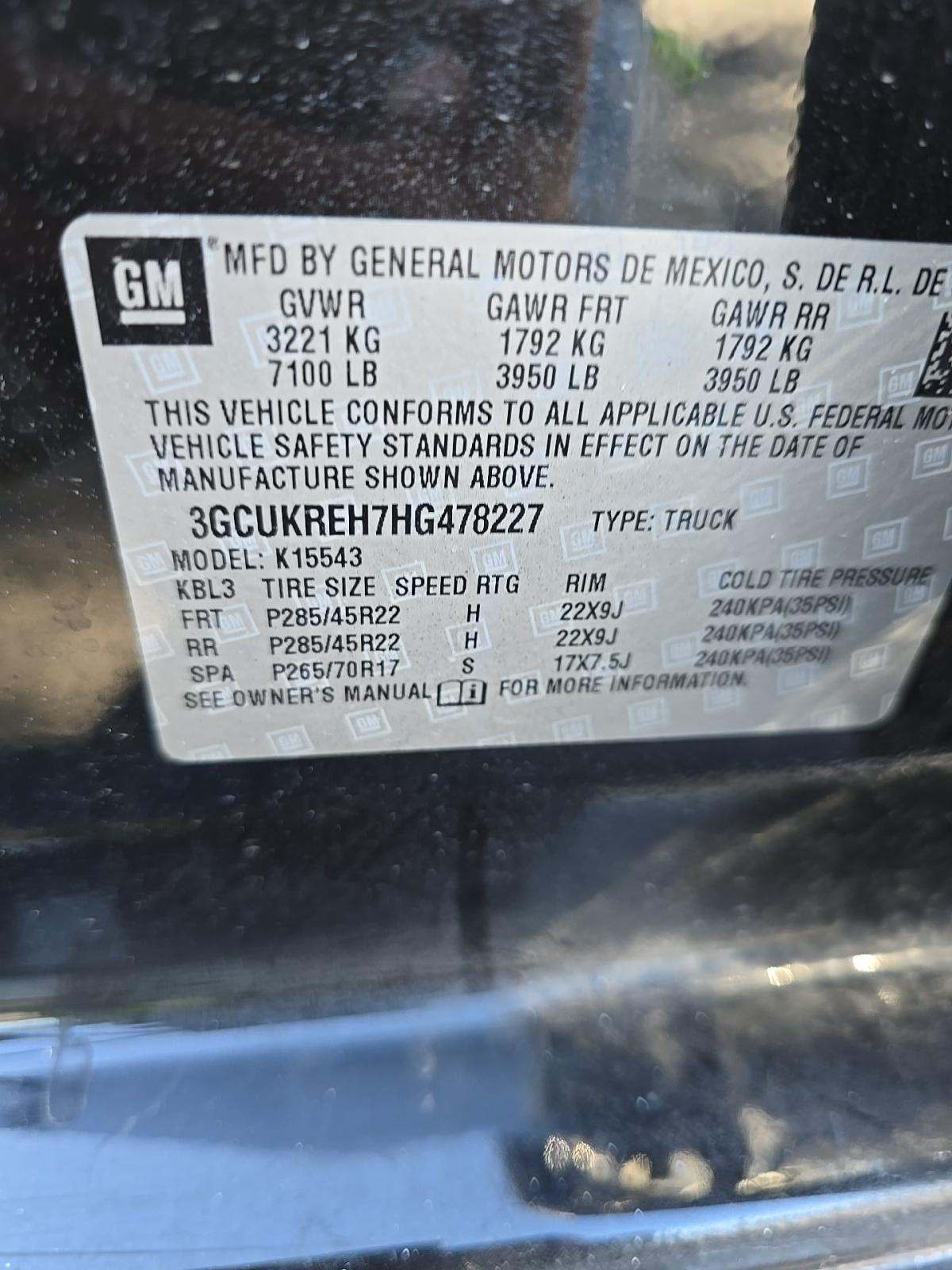 2017 Chevrolet Silverado 1500 LT Z71 AWD