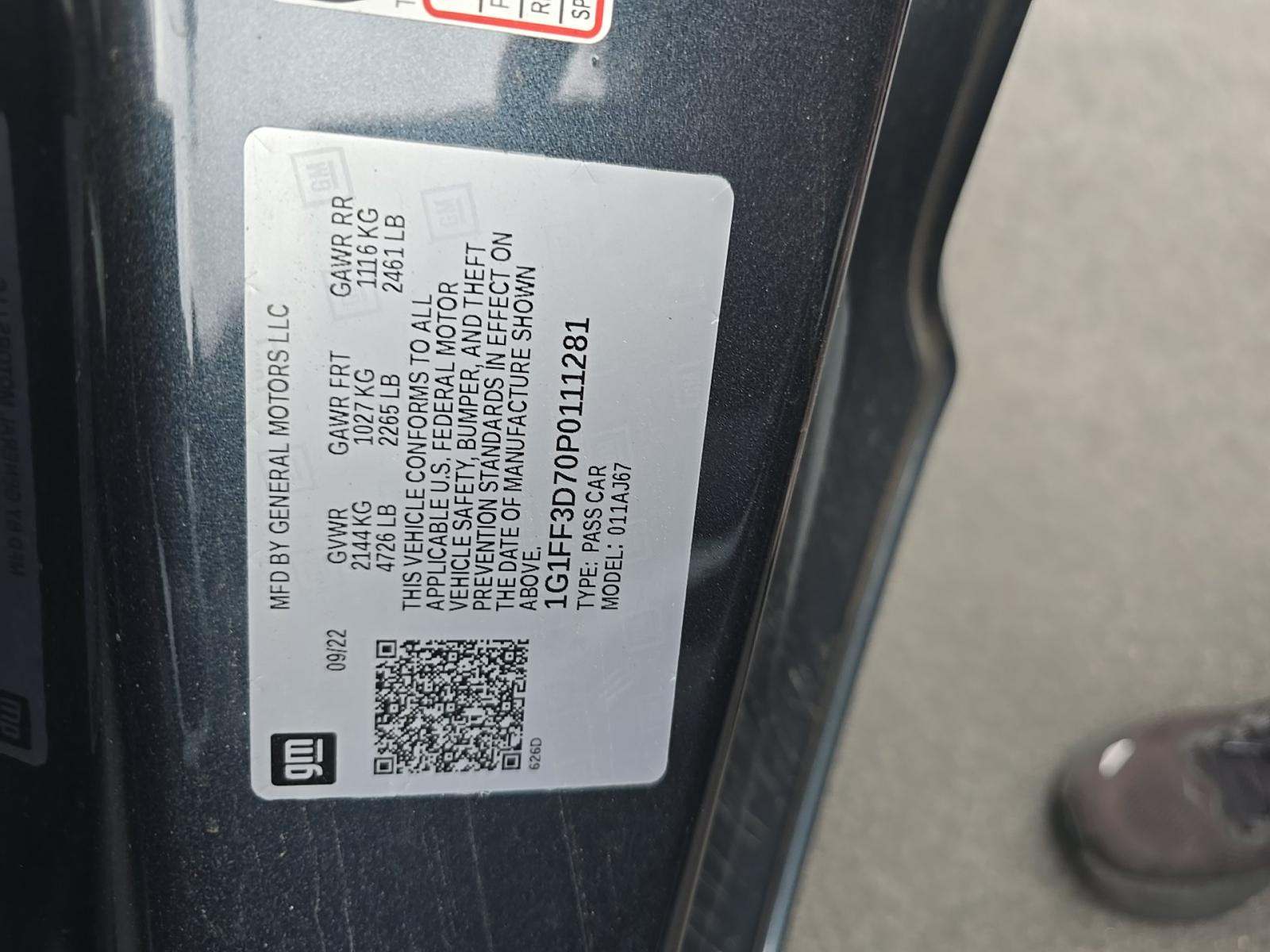 2023 Chevrolet Camaro 1SS RWD