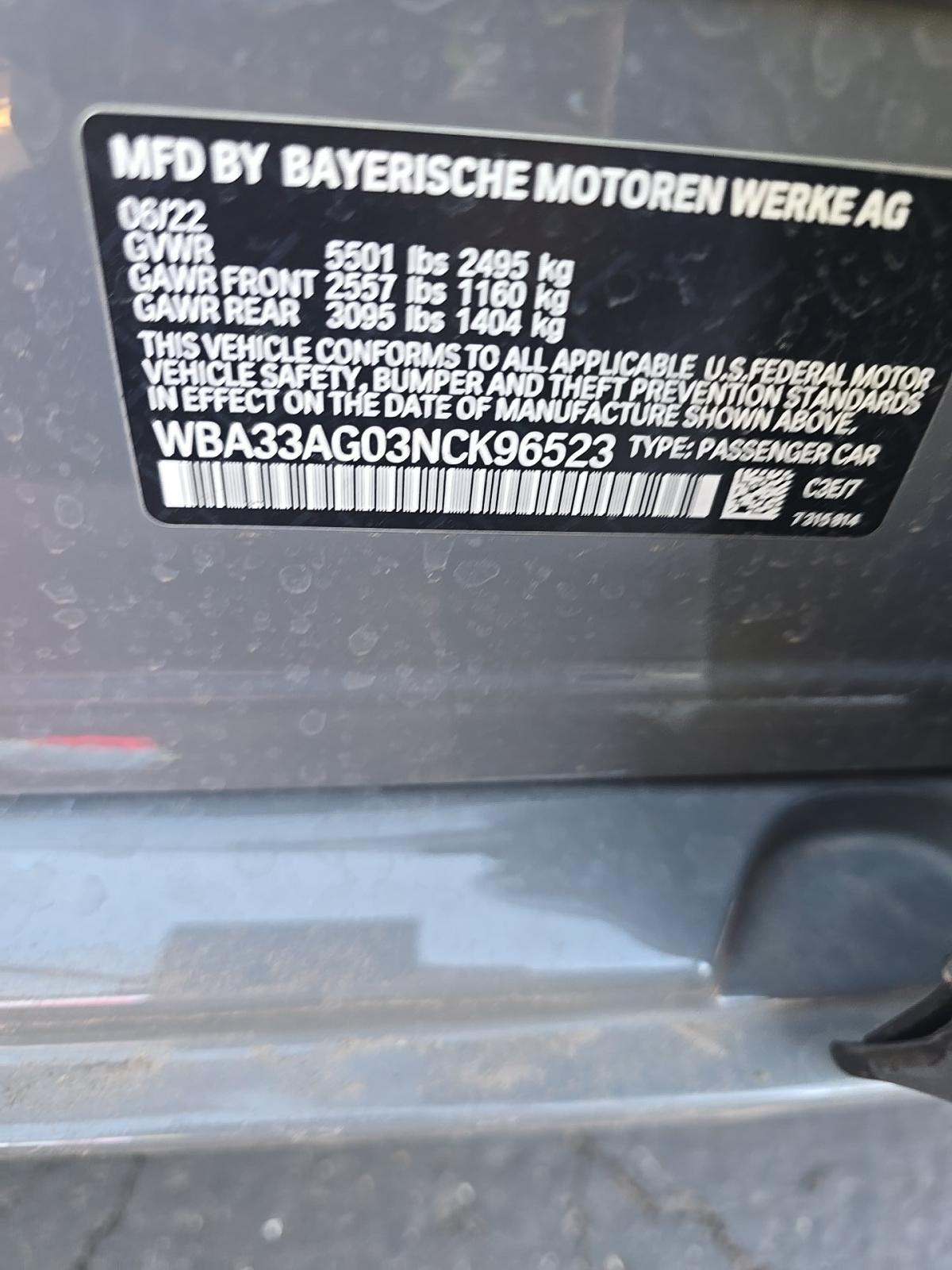 2022 BMW 5 Series 530e xDrive AWD