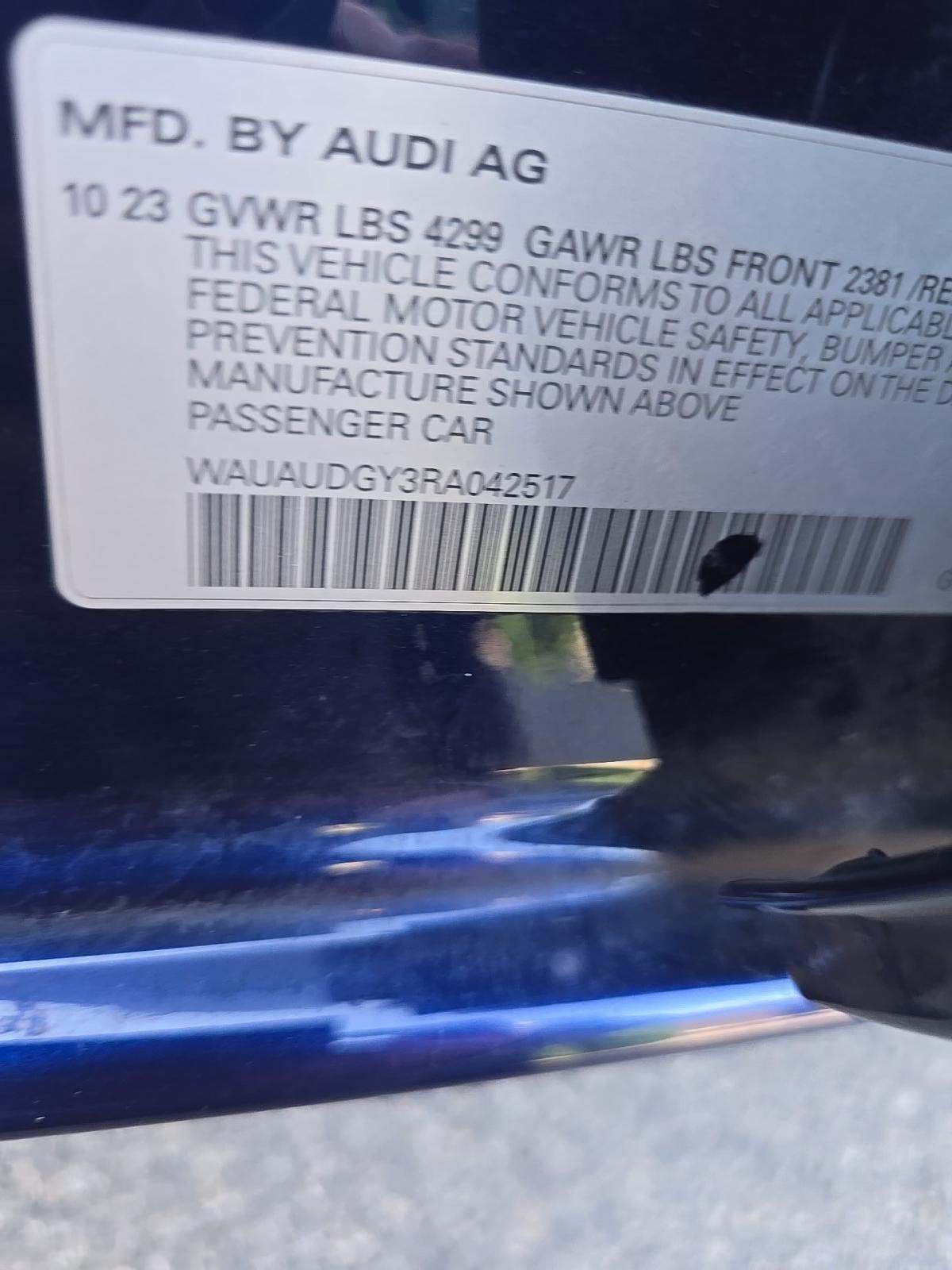 2024 Audi A3 2.0T Premium FWD