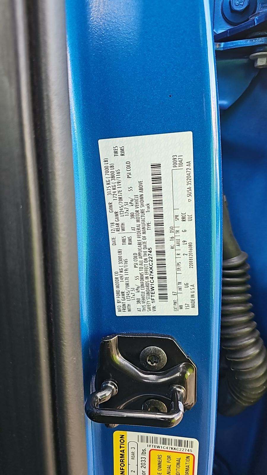 2019 Ford F-150 XLT RWD