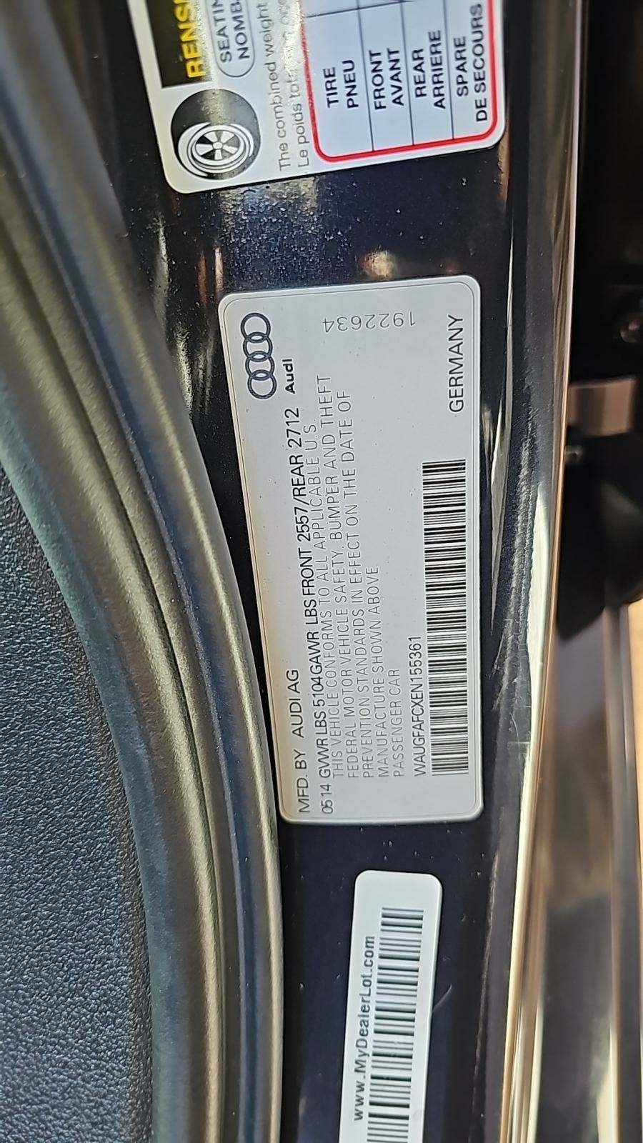 2014 Audi A6 2.0T Premium Plus AWD
