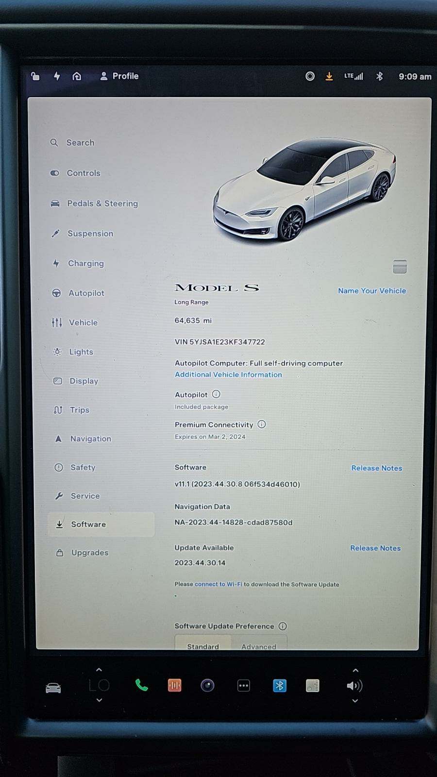 2019 Tesla Model S 4D SEDAN LONG RANGE AWD