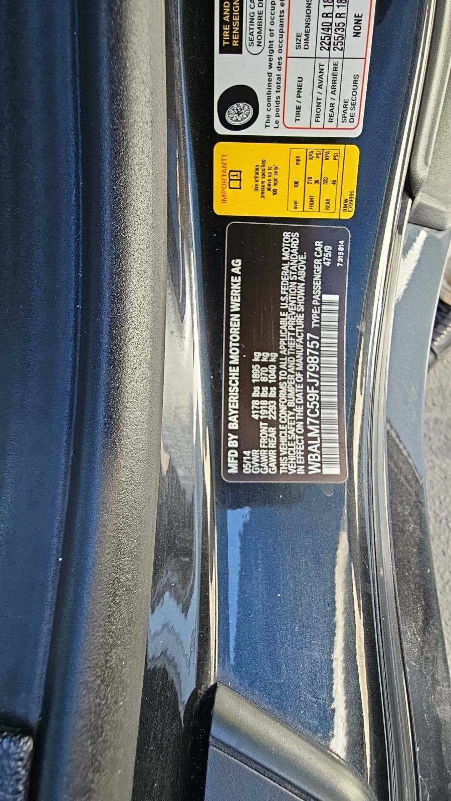 2015 BMW Z4 sDrive35i M SPORT LINE RWD