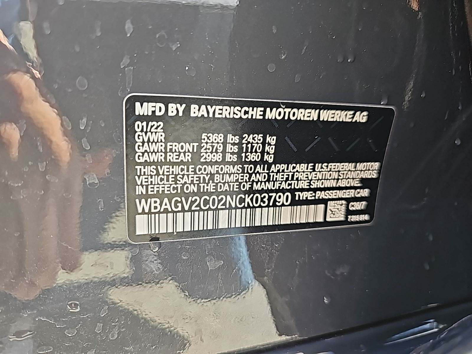 2022 BMW 8 Series 840i RWD