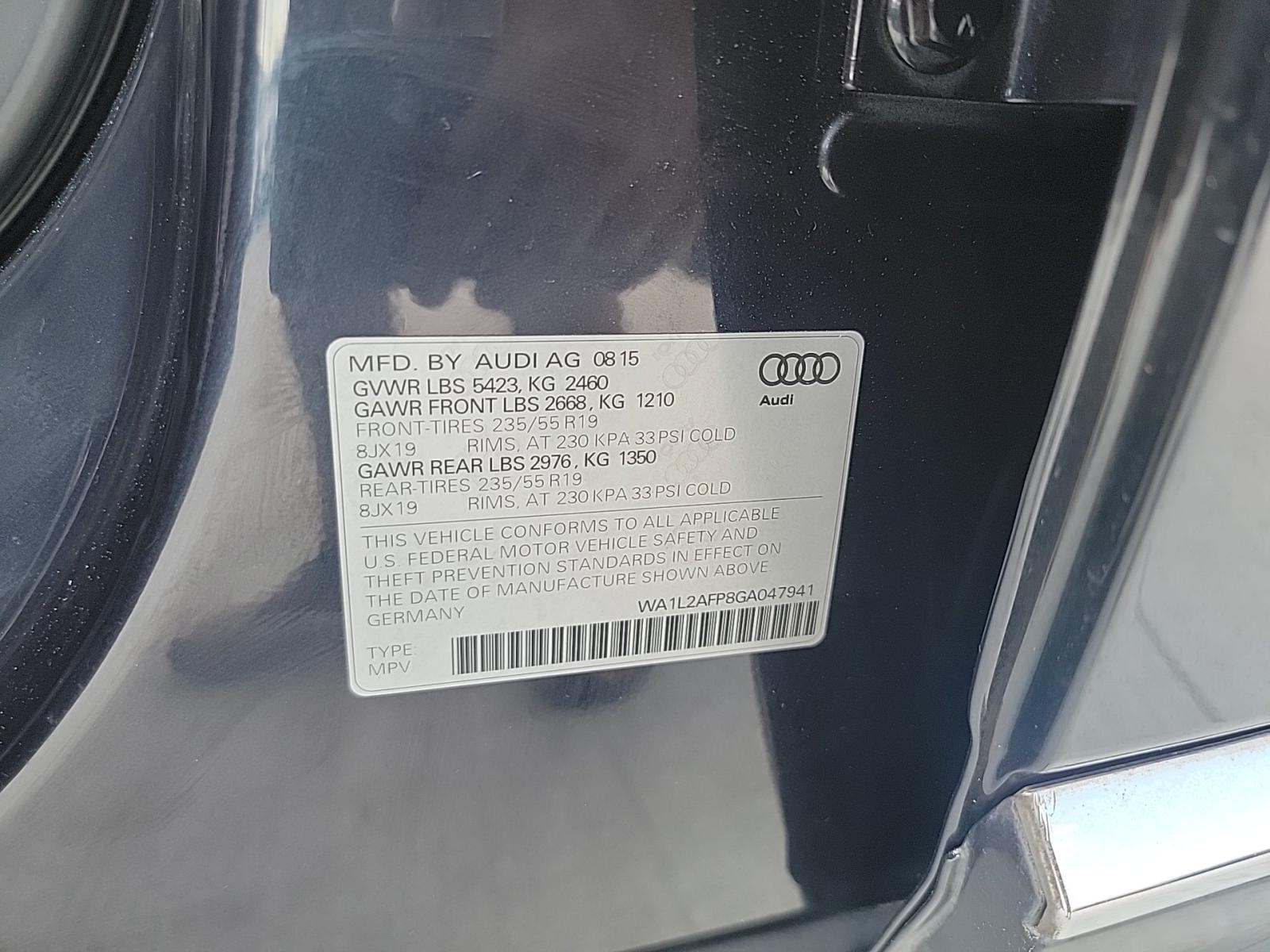 2016 Audi Q5 2.0T Premium Plus AWD