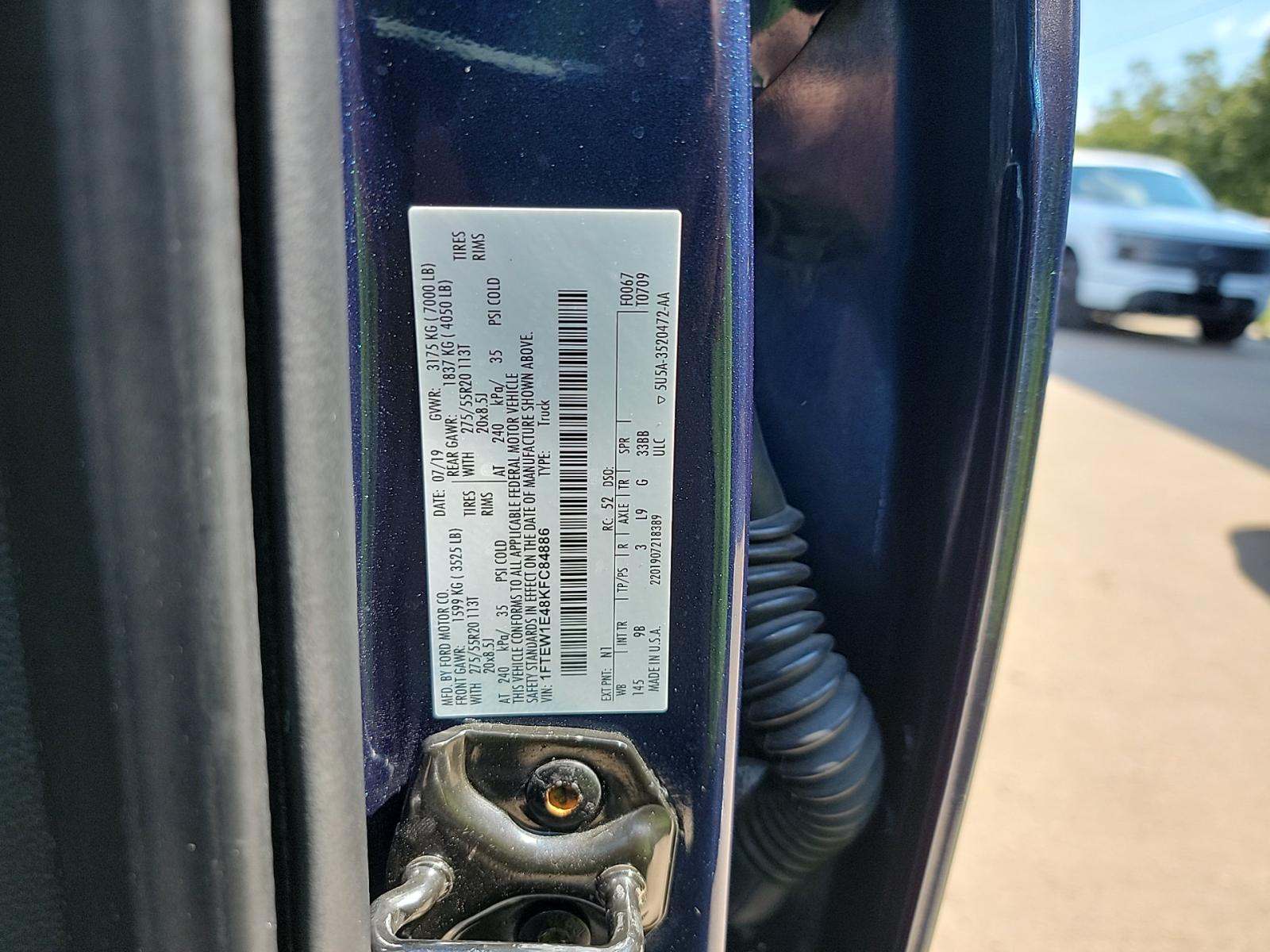 2019 Ford F-150 Platinum AWD