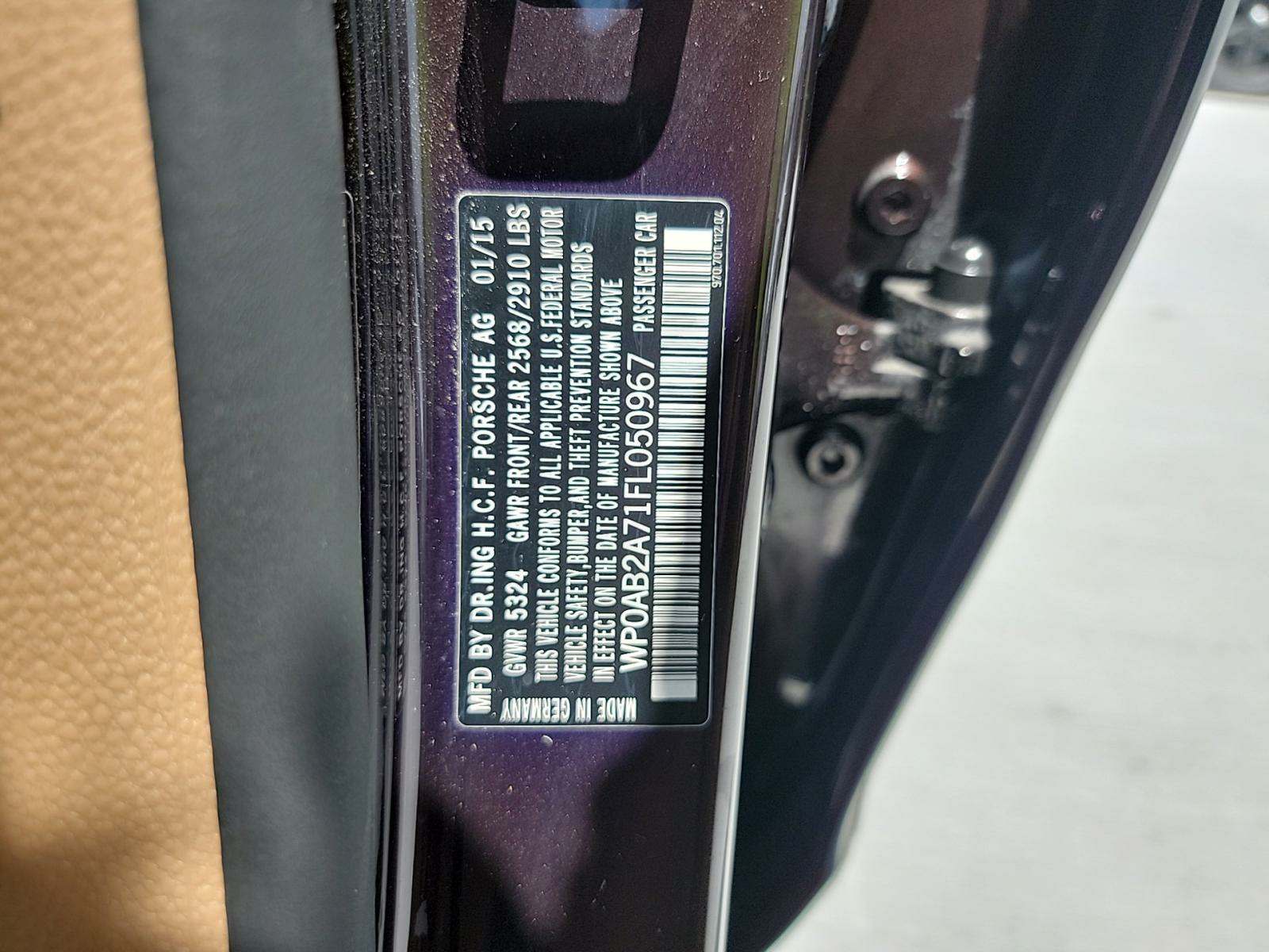 2015 Porsche Panamera S RWD