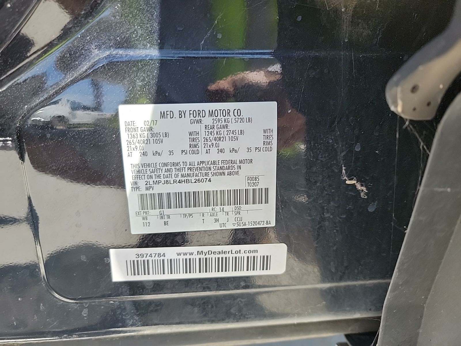 2017 Lincoln MKX Reserve AWD