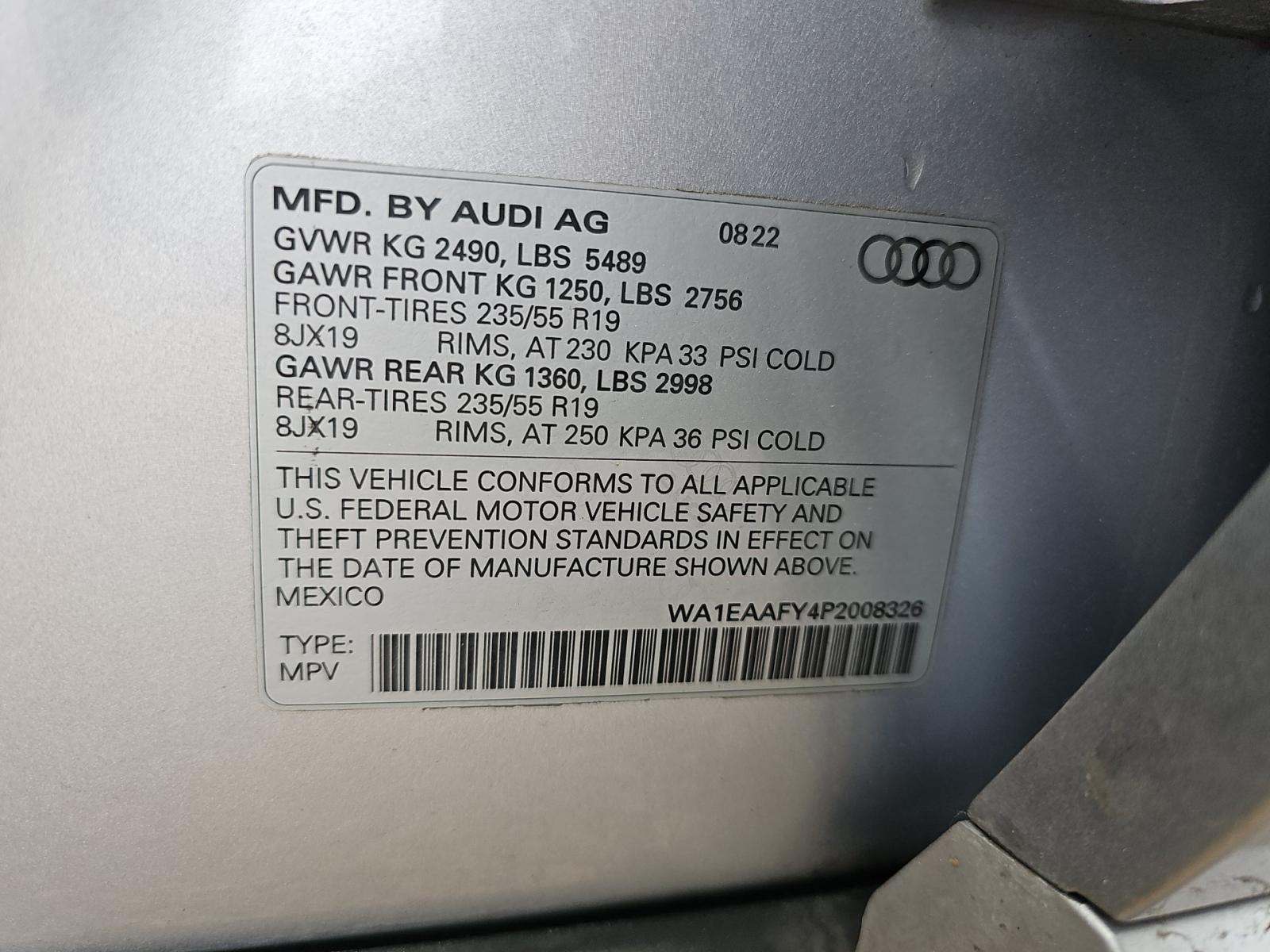 2023 Audi Q5 S line Premium Plus AWD