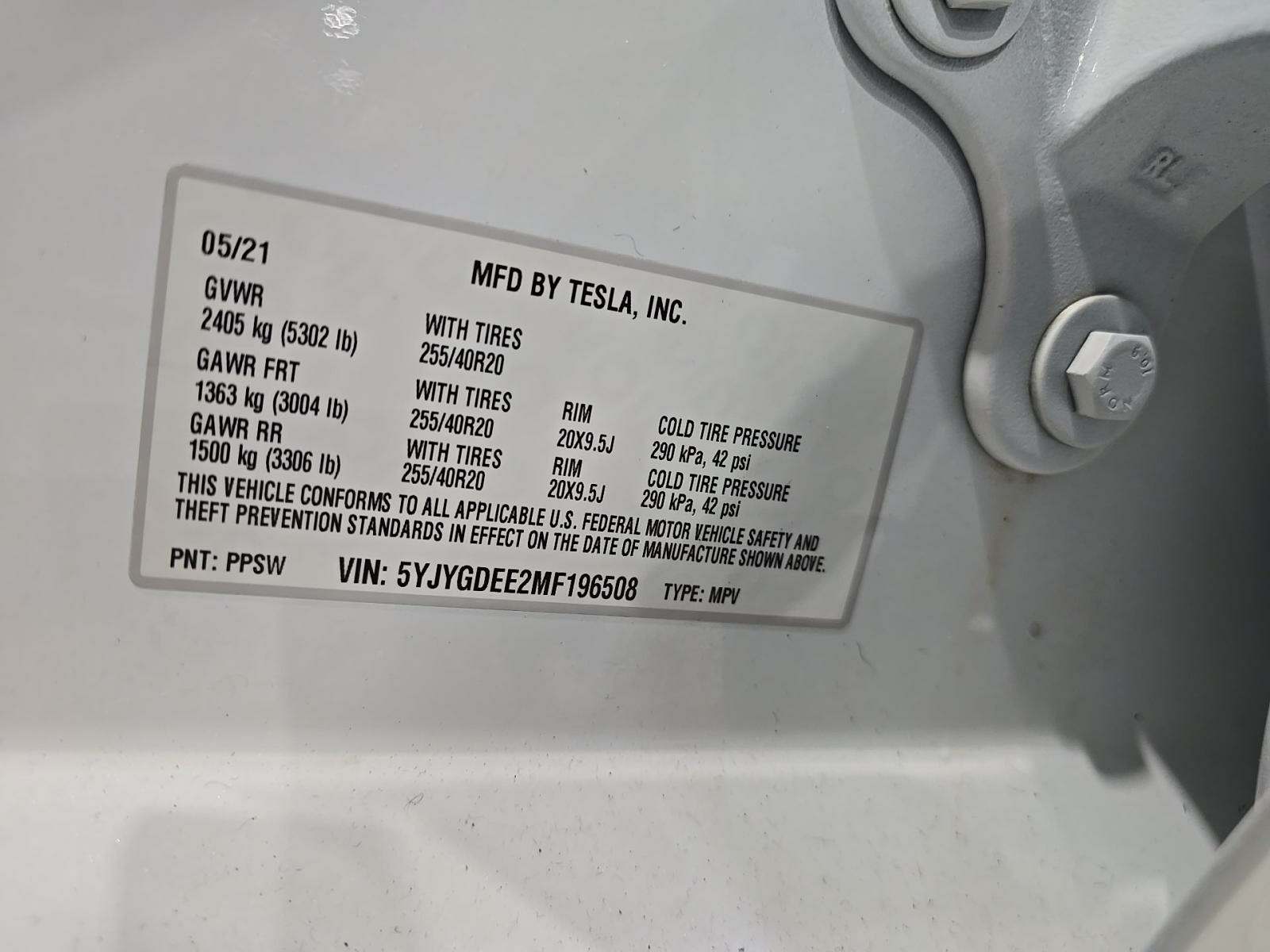 2021 Tesla Model Y Long Range AWD