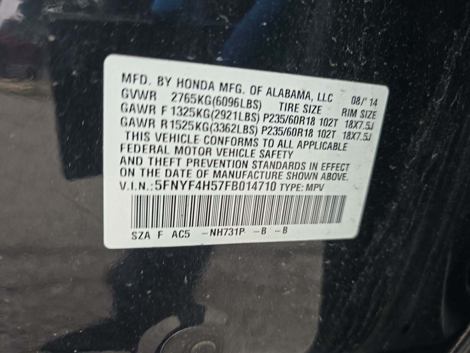 2015 Honda Pilot EX-L AWD