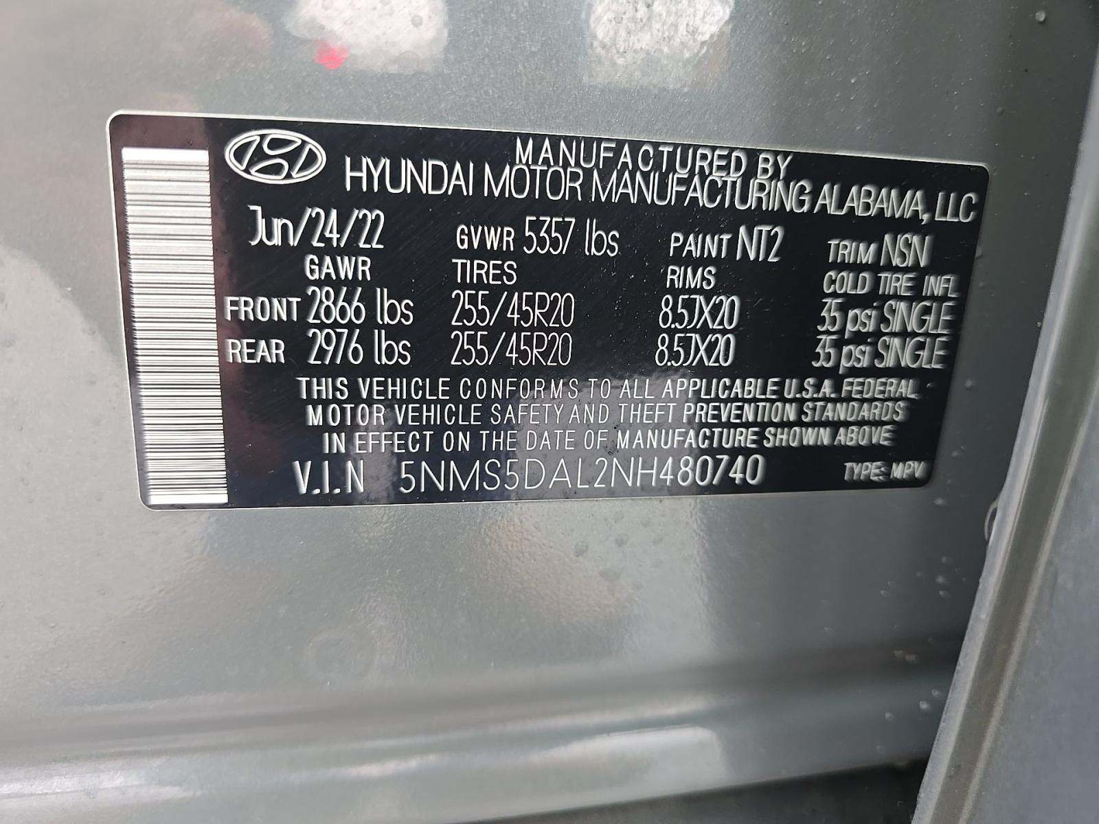 2022 Hyundai Santa Fe Calligraphy AWD