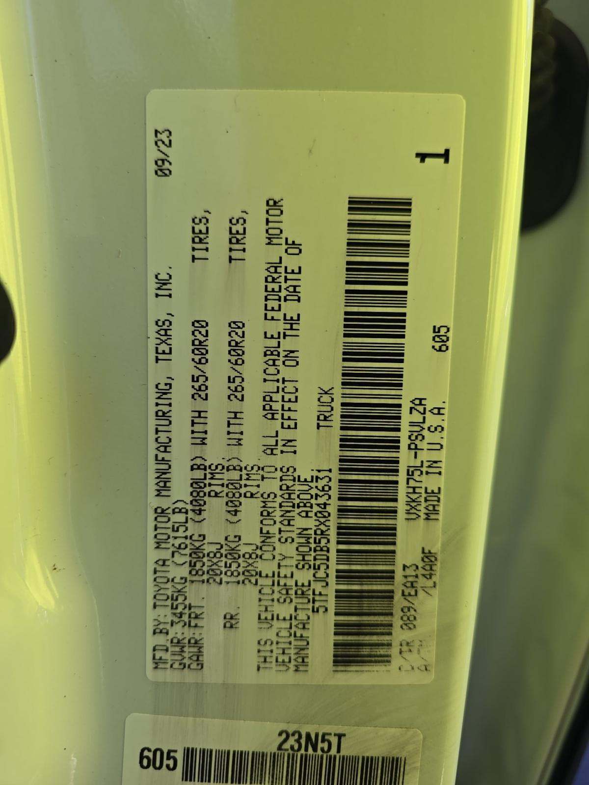 2024 Toyota Tundra Hybrid Limited AWD