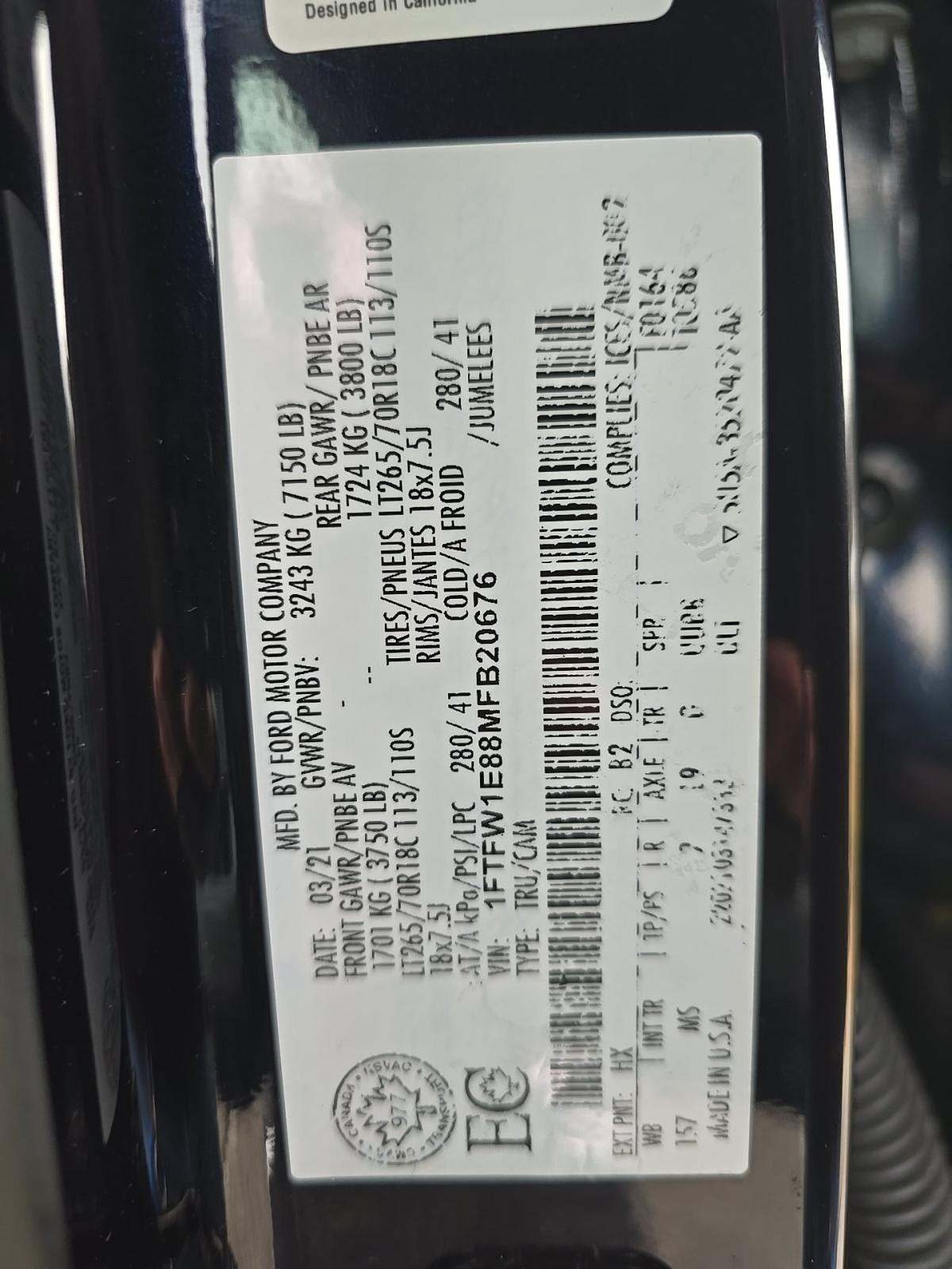 2021 Ford F-150 XLT AWD