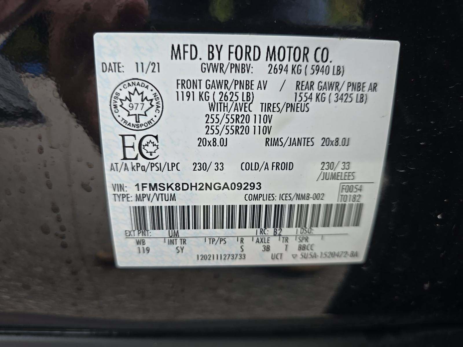 2022 Ford Explorer XLT AWD